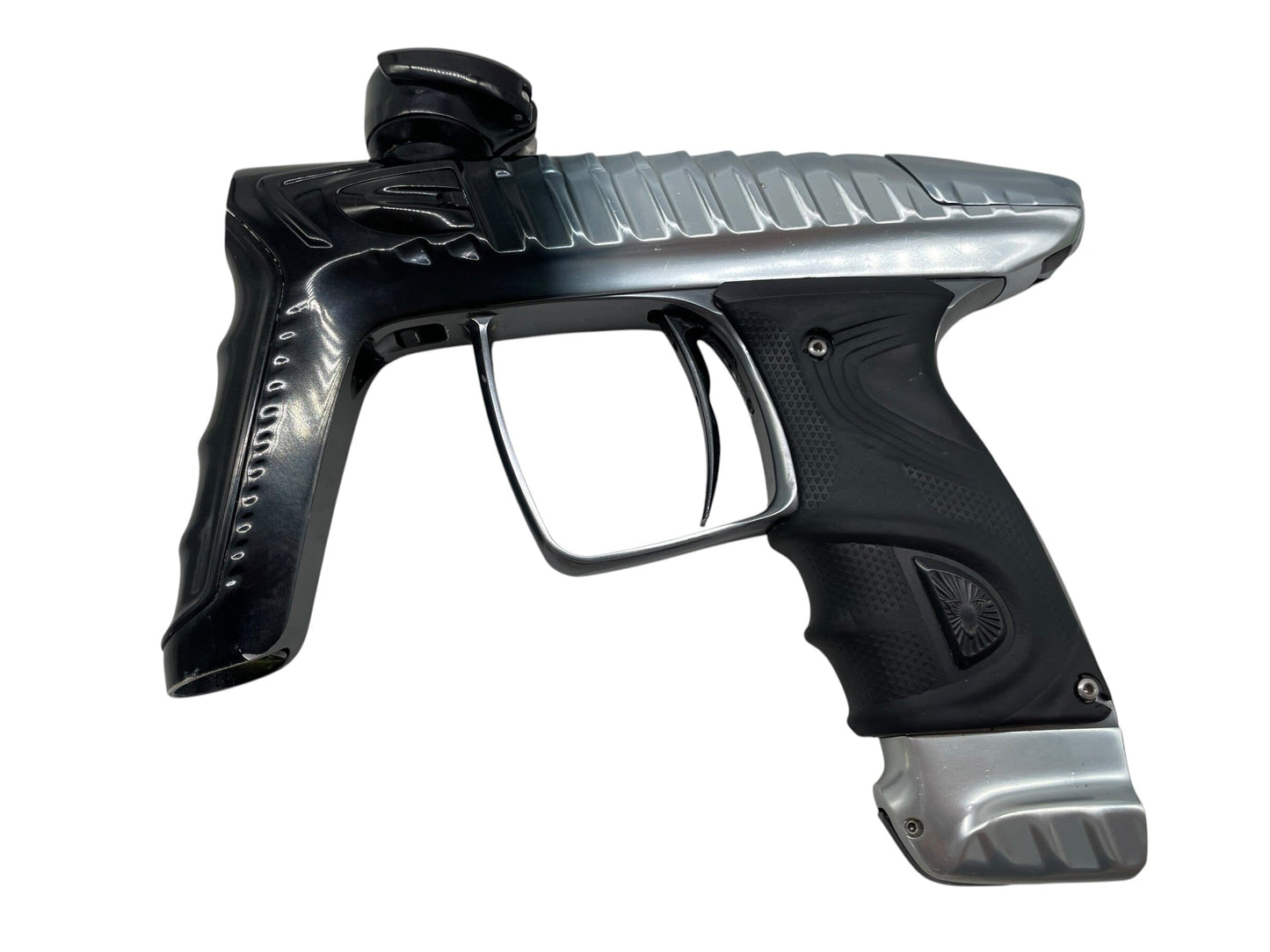 Used DLX LUXE Project TM40 Grey to Black Fade Paintball Gun Paintball Gun from CPXBrosPaintball Buy/Sell/Trade Paintball Markers, New Paintball Guns, Paintball Hoppers, Paintball Masks, and Hormesis Headbands