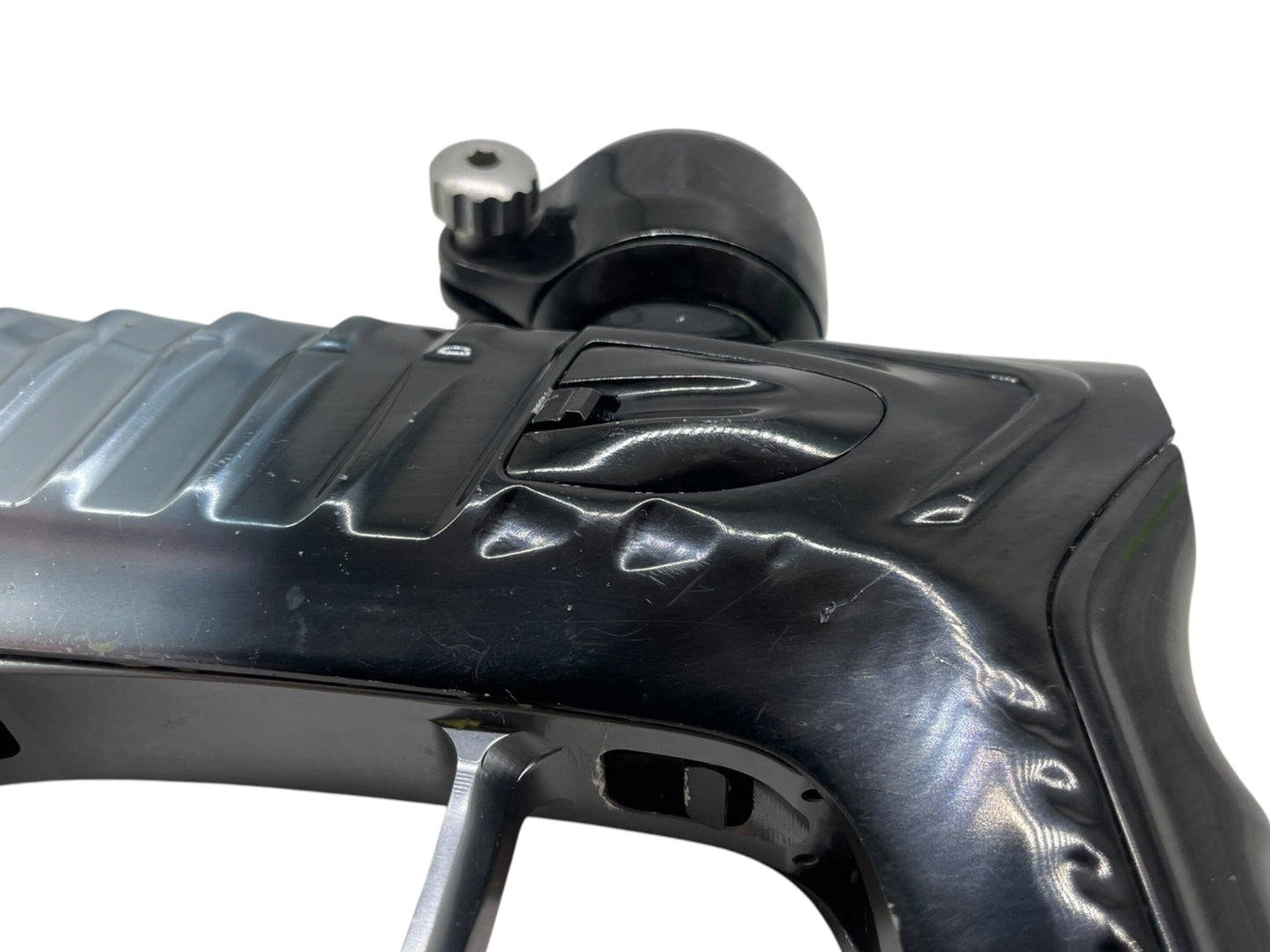 Used DLX LUXE Project TM40 Grey to Black Fade Paintball Gun Paintball Gun from CPXBrosPaintball Buy/Sell/Trade Paintball Markers, New Paintball Guns, Paintball Hoppers, Paintball Masks, and Hormesis Headbands