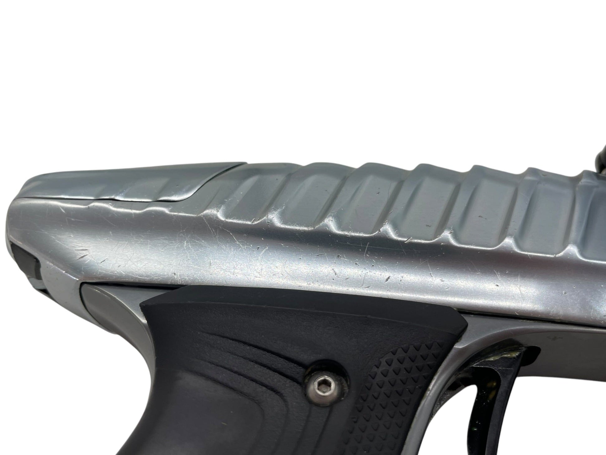 Used DLX LUXE Project TM40 Grey to Black Fade Paintball Gun Paintball Gun from CPXBrosPaintball Buy/Sell/Trade Paintball Markers, New Paintball Guns, Paintball Hoppers, Paintball Masks, and Hormesis Headbands