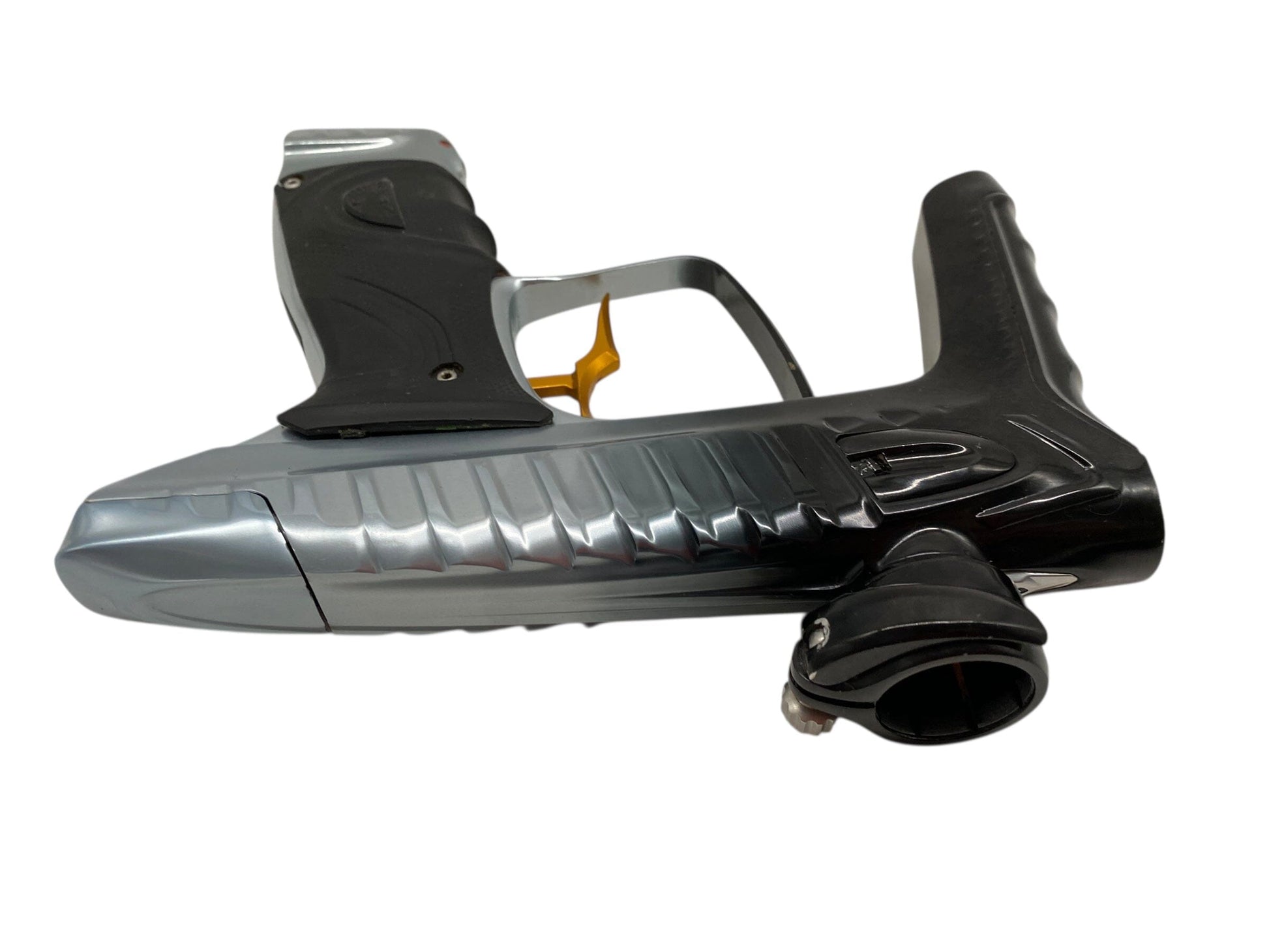 Used Dlx Luxe Project Tm40 Paintball Gun with Mech Frame Black/Silver Fade With F16 Bolt Paintball Gun from CPXBrosPaintball Buy/Sell/Trade Paintball Markers, New Paintball Guns, Paintball Hoppers, Paintball Masks, and Hormesis Headbands