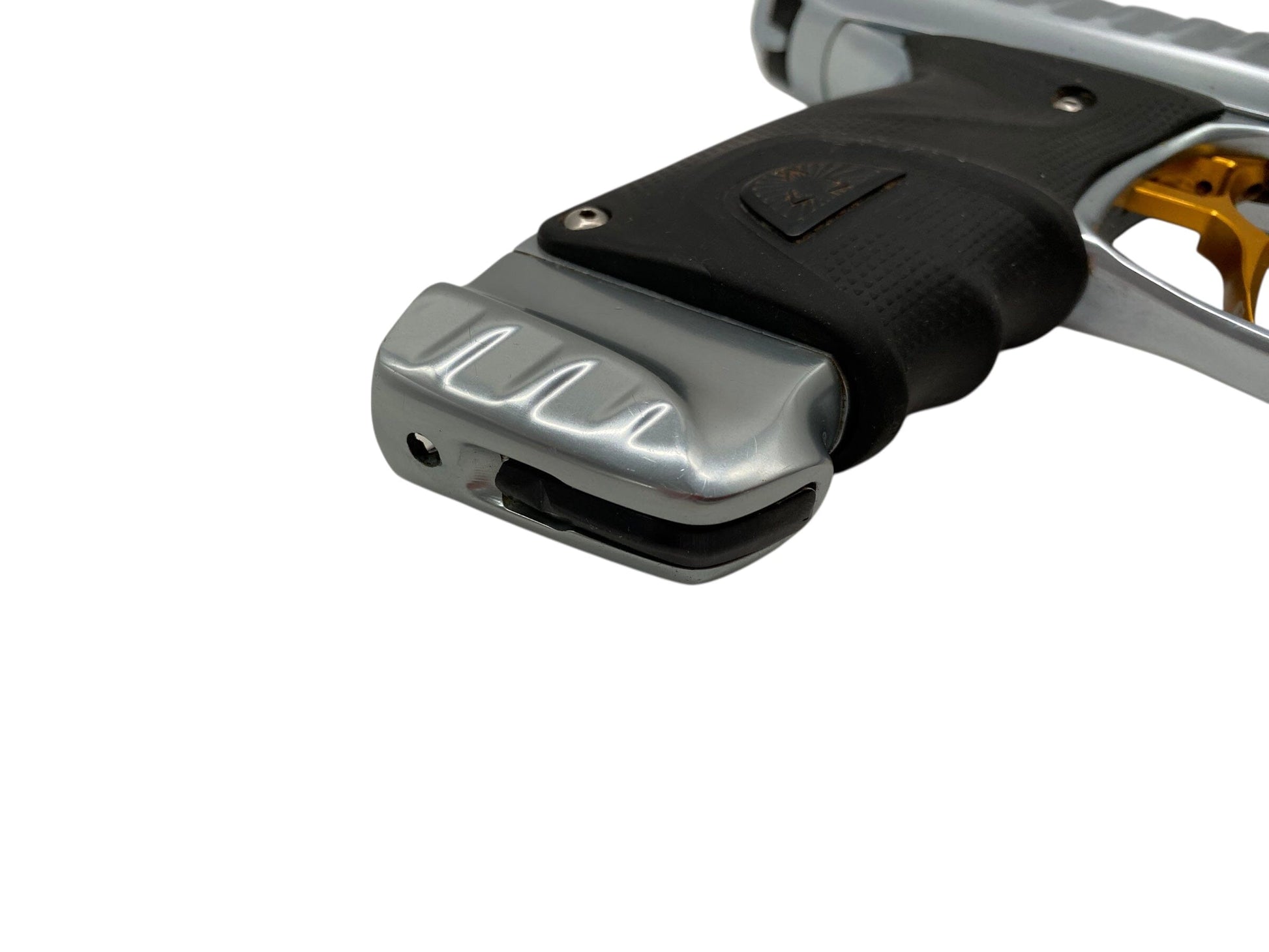 Used Dlx Luxe Project Tm40 Paintball Gun with Mech Frame Black/Silver Fade With F16 Bolt Paintball Gun from CPXBrosPaintball Buy/Sell/Trade Paintball Markers, New Paintball Guns, Paintball Hoppers, Paintball Masks, and Hormesis Headbands