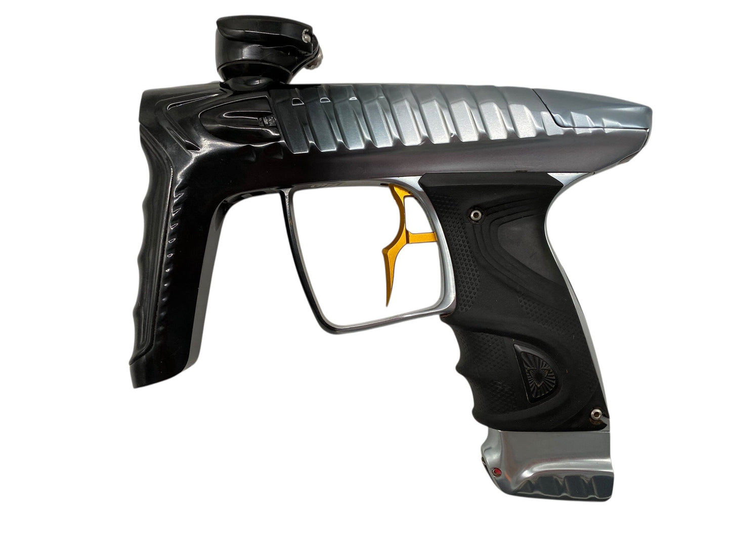 Used Dlx Luxe Project Tm40 Paintball Gun with Mech Frame Black/Silver Fade With F16 Bolt Paintball Gun from CPXBrosPaintball Buy/Sell/Trade Paintball Markers, New Paintball Guns, Paintball Hoppers, Paintball Masks, and Hormesis Headbands