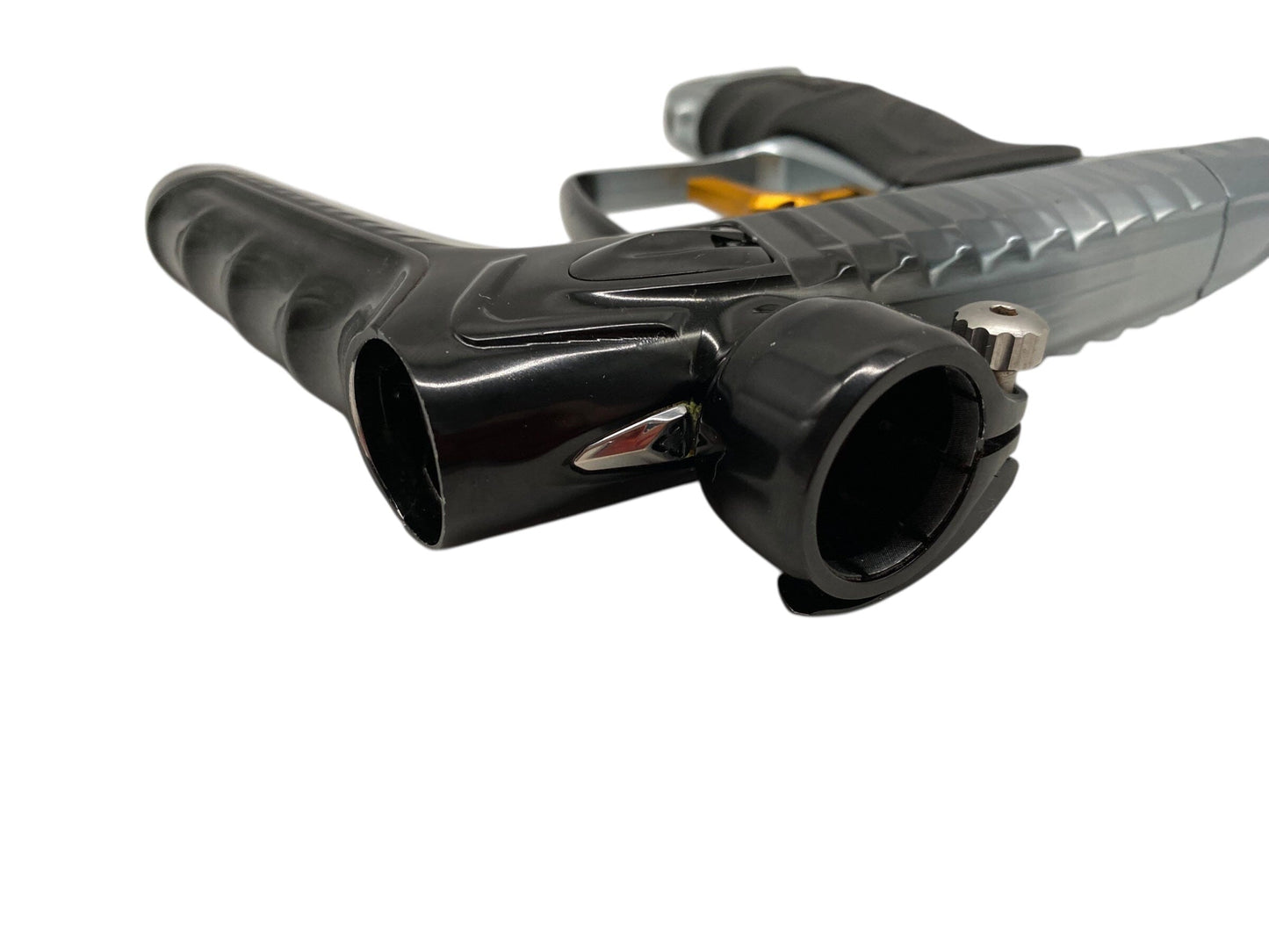 Used Dlx Luxe Project Tm40 Paintball Gun with Mech Frame Black/Silver Fade With F16 Bolt Paintball Gun from CPXBrosPaintball Buy/Sell/Trade Paintball Markers, New Paintball Guns, Paintball Hoppers, Paintball Masks, and Hormesis Headbands