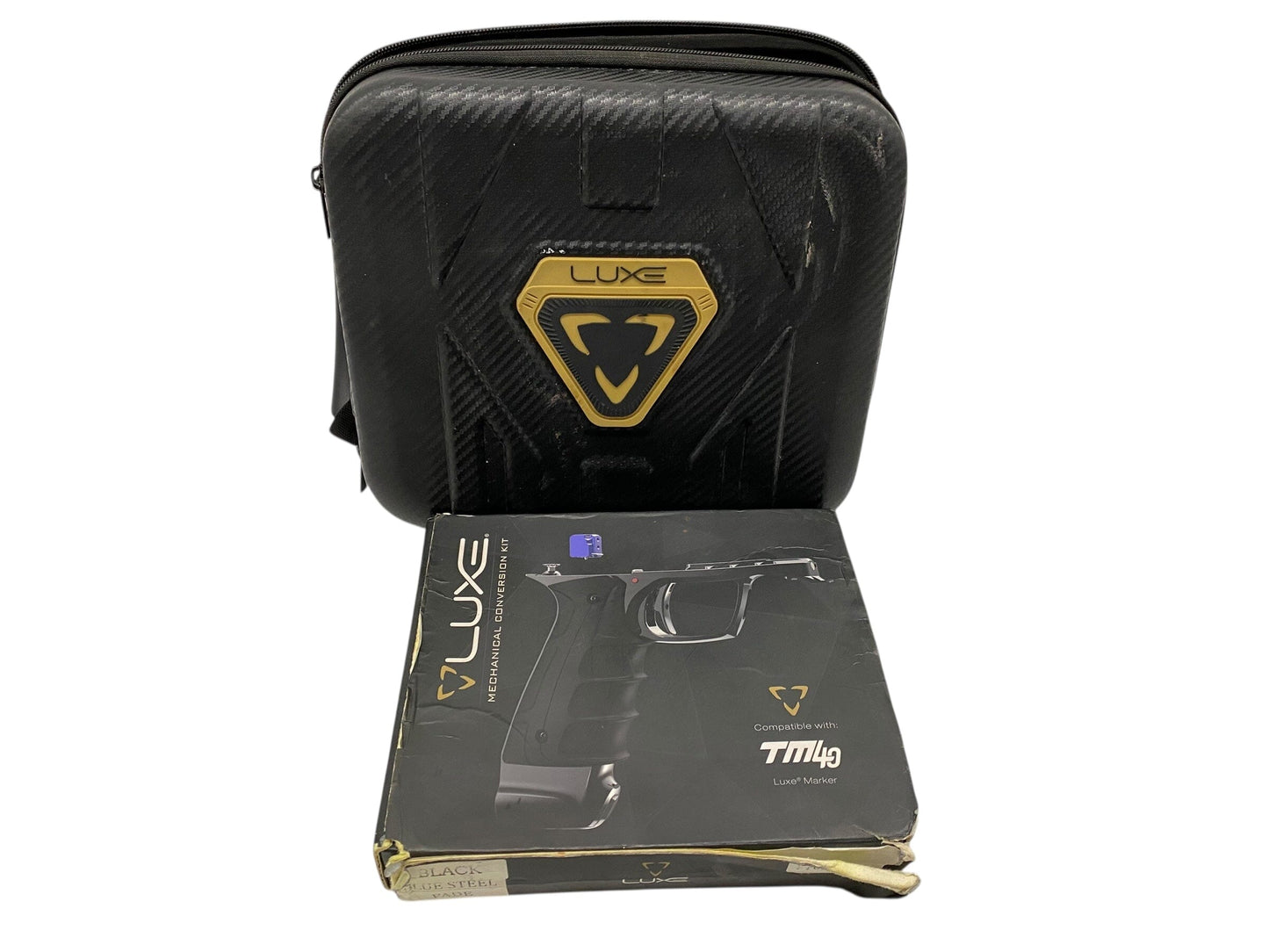 Used Dlx Luxe Project Tm40 Paintball Gun with Mech Frame Black/Silver Fade With F16 Bolt Paintball Gun from CPXBrosPaintball Buy/Sell/Trade Paintball Markers, New Paintball Guns, Paintball Hoppers, Paintball Masks, and Hormesis Headbands