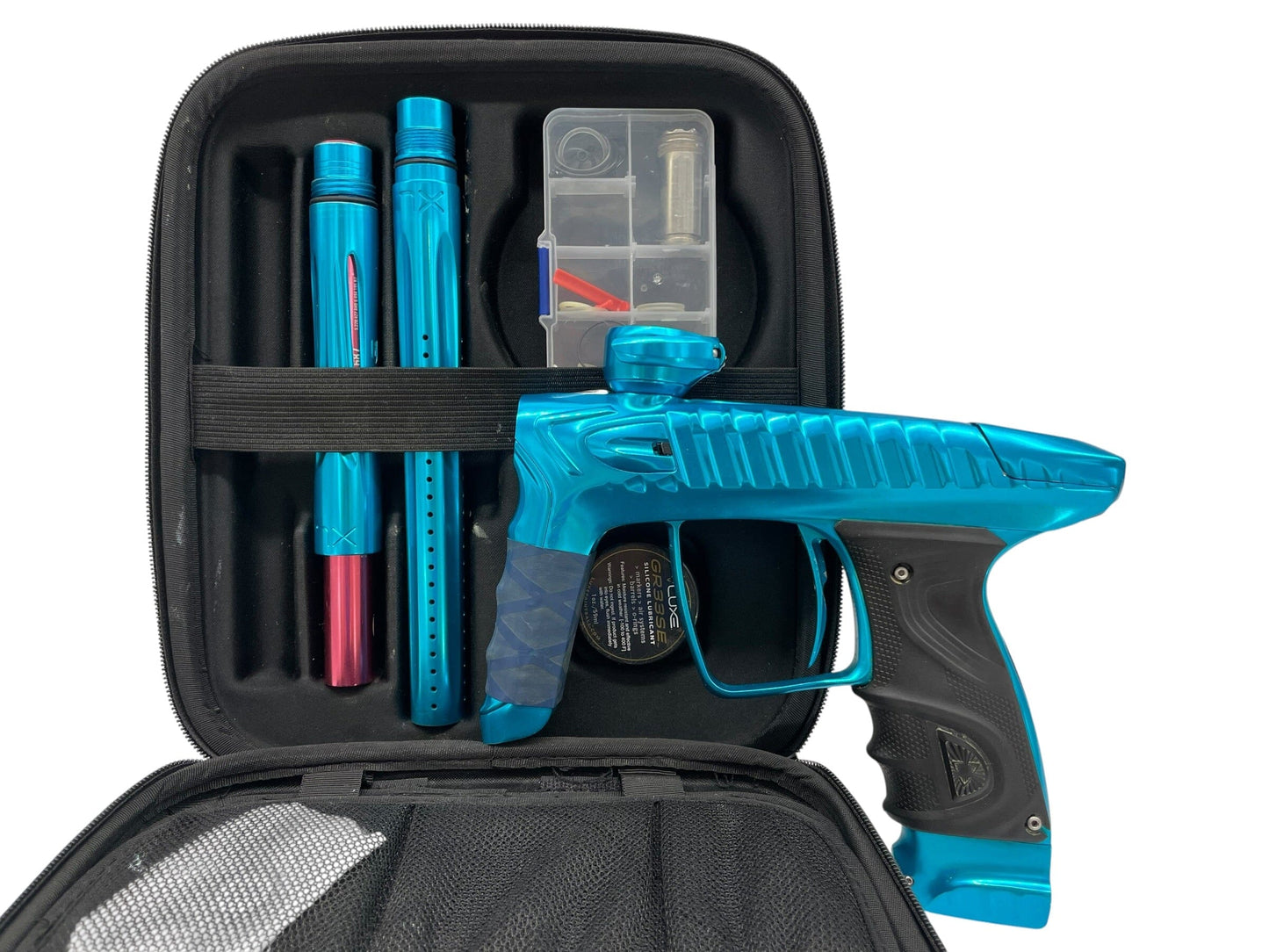 Used DLX LUXE Project TM40 Teal Paintball Gun Paintball Gun from CPXBrosPaintball Buy/Sell/Trade Paintball Markers, New Paintball Guns, Paintball Hoppers, Paintball Masks, and Hormesis Headbands