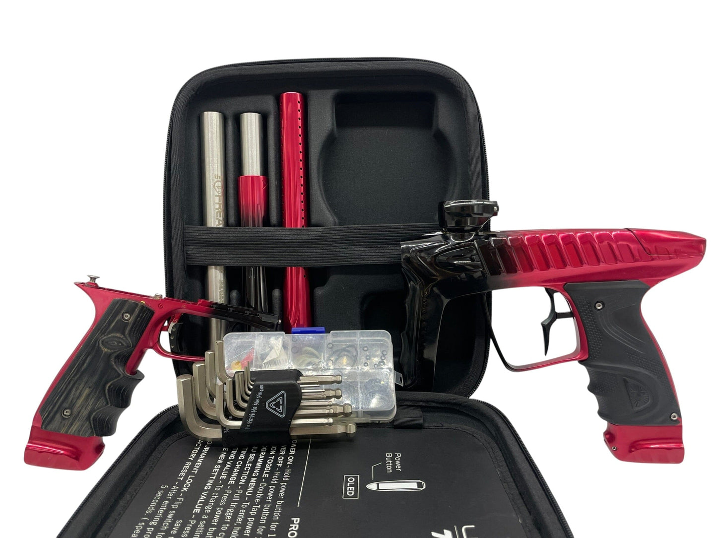 Used DLX Luxe Project TM40 W/ Mech Frame Red to Black Fade Paintball Gun Paintball Gun from CPXBrosPaintball Buy/Sell/Trade Paintball Markers, New Paintball Guns, Paintball Hoppers, Paintball Masks, and Hormesis Headbands