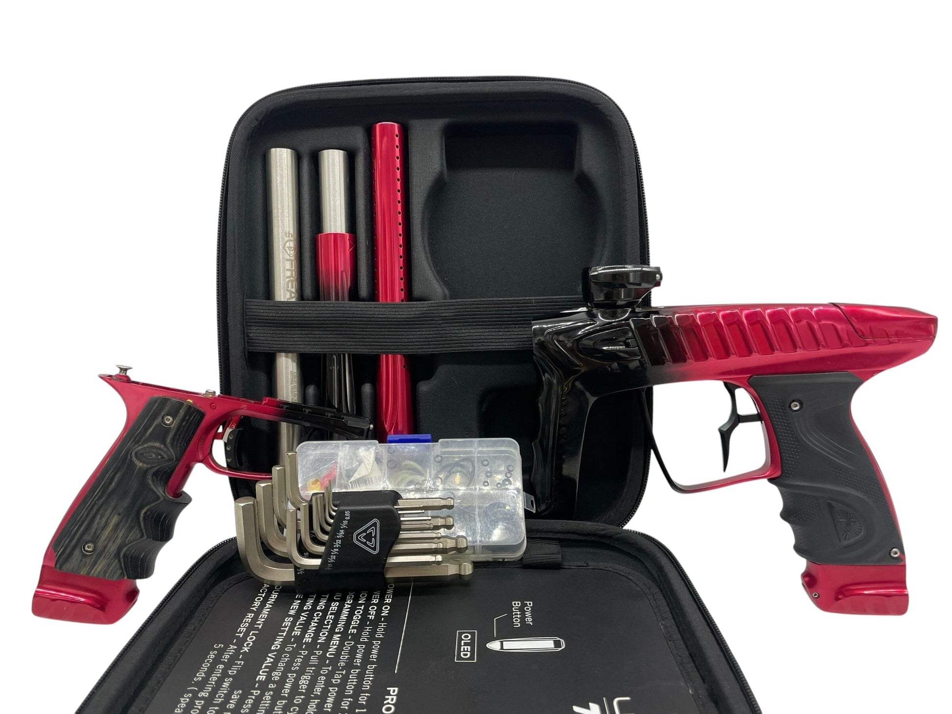 Used DLX Luxe Project TM40 W/ Mech Frame Red to Black Fade Paintball Gun Paintball Gun from CPXBrosPaintball Buy/Sell/Trade Paintball Markers, New Paintball Guns, Paintball Hoppers, Paintball Masks, and Hormesis Headbands