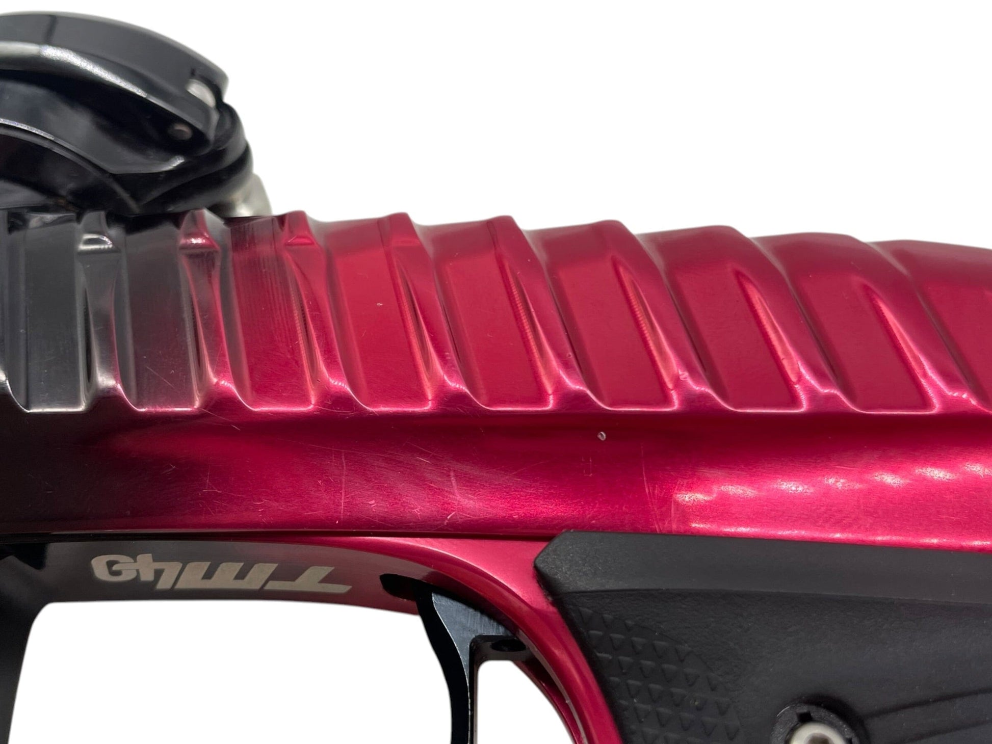 Used DLX Luxe Project TM40 W/ Mech Frame Red to Black Fade Paintball Gun Paintball Gun from CPXBrosPaintball Buy/Sell/Trade Paintball Markers, New Paintball Guns, Paintball Hoppers, Paintball Masks, and Hormesis Headbands