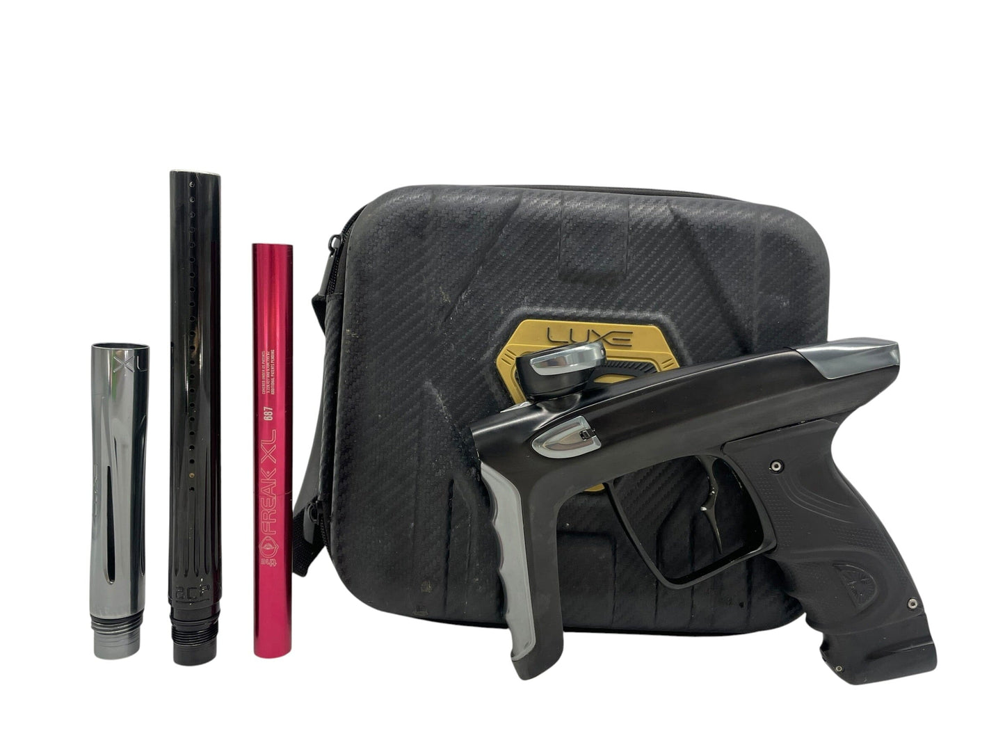 Used DLX LUXE TM40 Black/Grey Paintball Gun Paintball Gun from CPXBrosPaintball Buy/Sell/Trade Paintball Markers, New Paintball Guns, Paintball Hoppers, Paintball Masks, and Hormesis Headbands