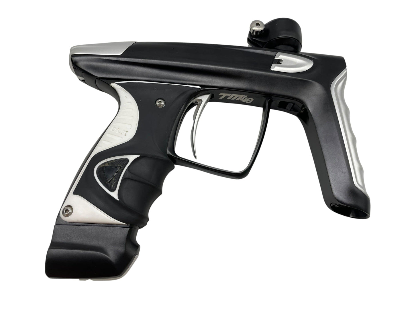 Used DLX Luxe TM40 Black/Silver Paintball Gun W/ ADRENALINE BERNOULLI BOLT Paintball Gun from CPXBrosPaintball Buy/Sell/Trade Paintball Markers, New Paintball Guns, Paintball Hoppers, Paintball Masks, and Hormesis Headbands
