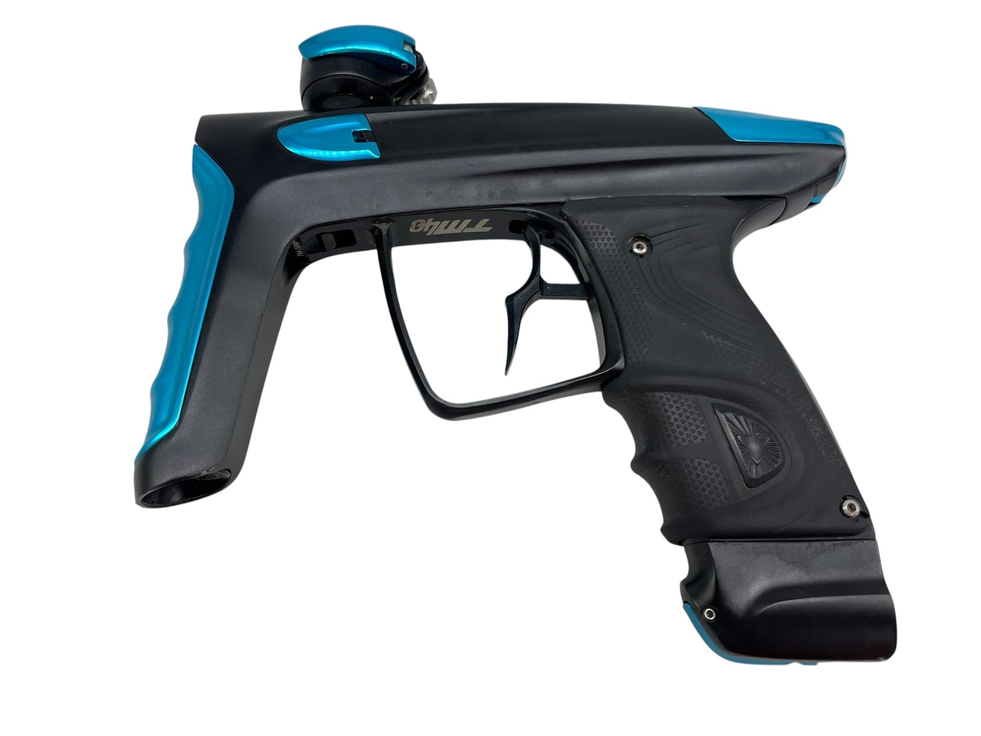 Used DLX LUXE TM40 Black/Teal Paintball Gun Paintball Gun from CPXBrosPaintball Buy/Sell/Trade Paintball Markers, New Paintball Guns, Paintball Hoppers, Paintball Masks, and Hormesis Headbands