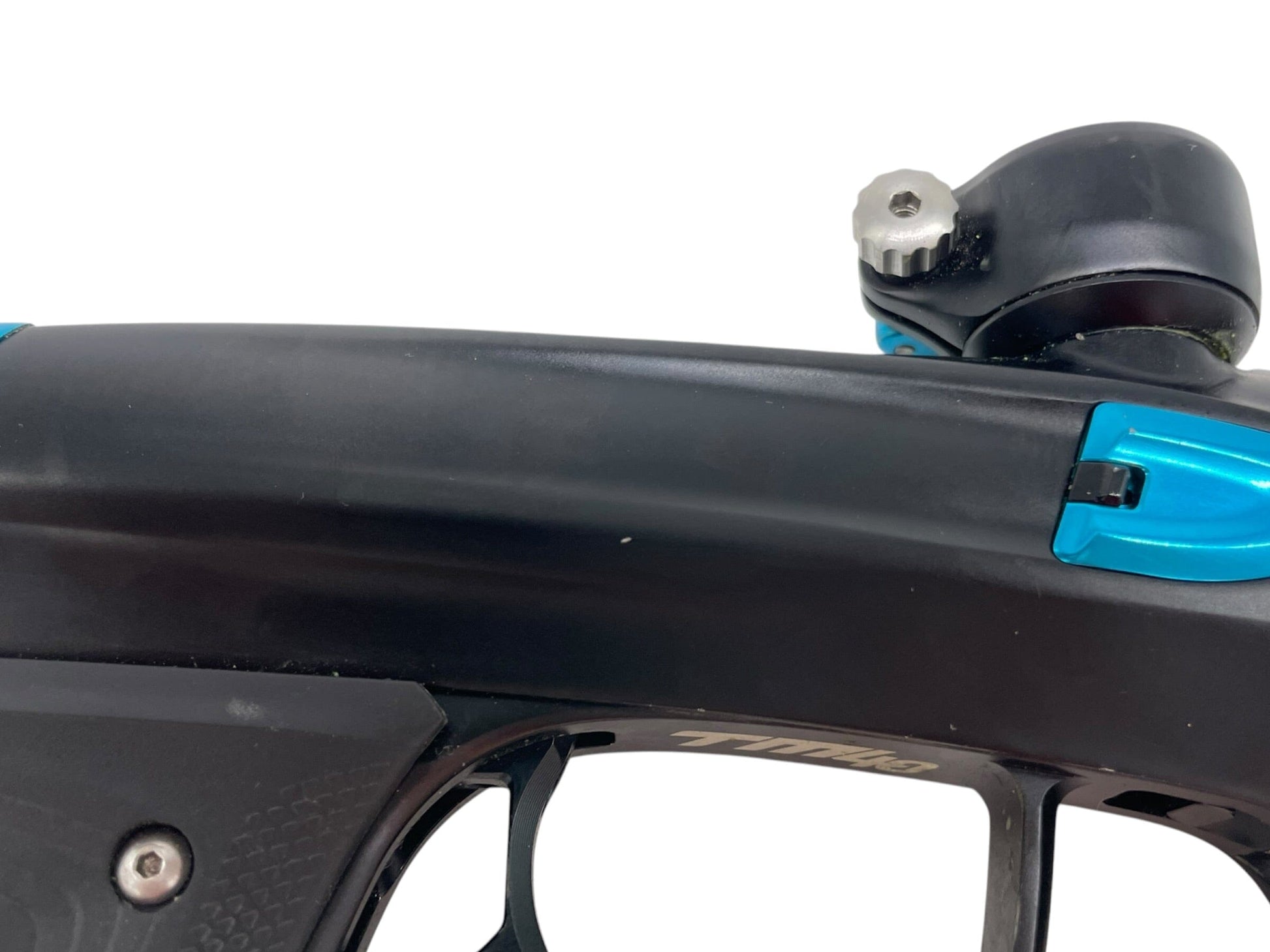 Used DLX LUXE TM40 Black/Teal Paintball Gun Paintball Gun from CPXBrosPaintball Buy/Sell/Trade Paintball Markers, New Paintball Guns, Paintball Hoppers, Paintball Masks, and Hormesis Headbands
