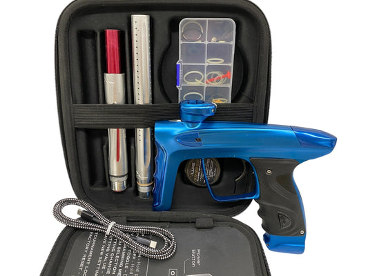 Used DLX LUXE TM40 Blue/Silver Paintball Gun Paintball Gun from CPXBrosPaintball Buy/Sell/Trade Paintball Markers, New Paintball Guns, Paintball Hoppers, Paintball Masks, and Hormesis Headbands