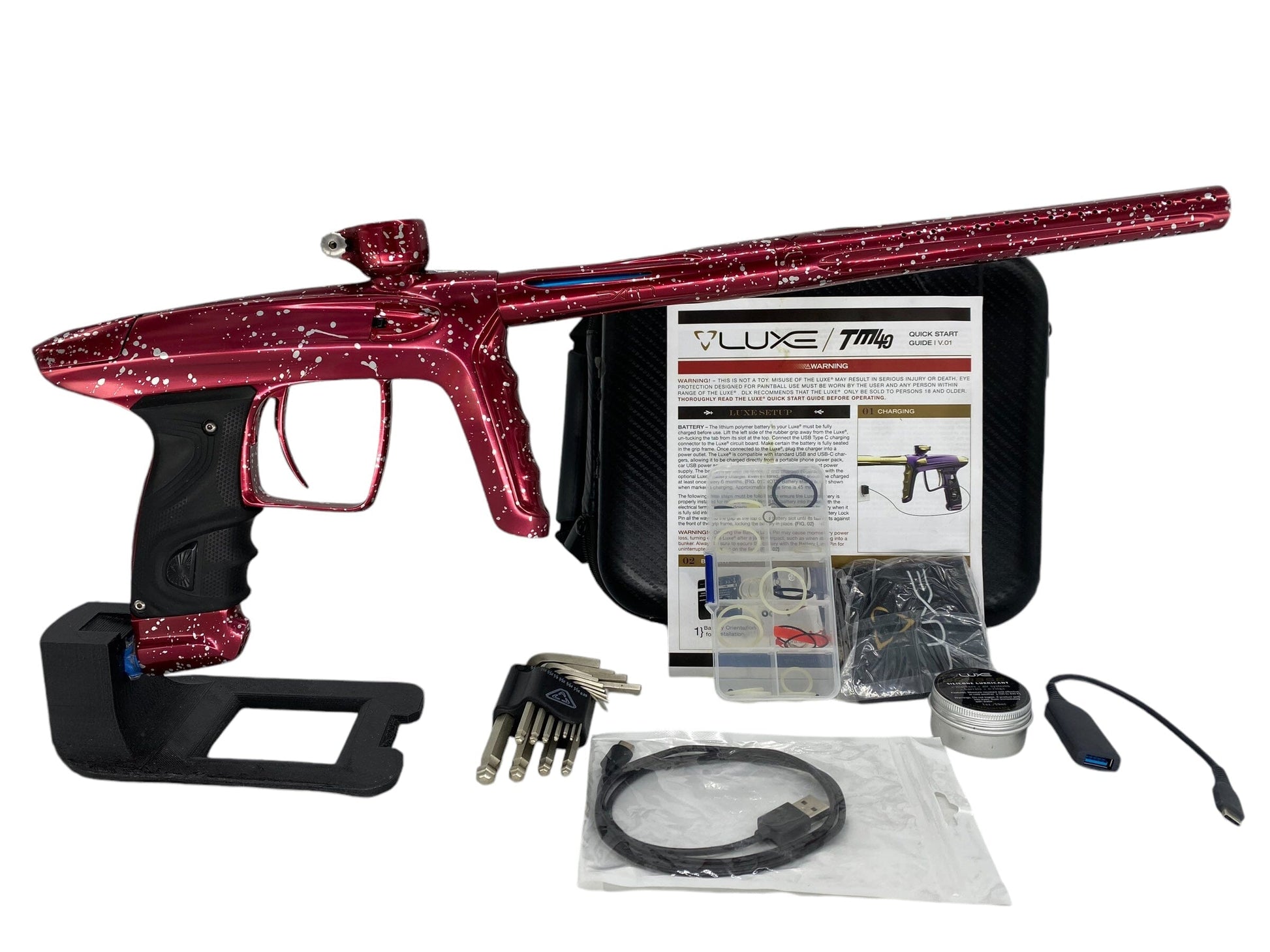 Used Dlx Luxe Tm40 Dr. Speckle Paintball Gun Paintball Gun from CPXBrosPaintball Buy/Sell/Trade Paintball Markers, New Paintball Guns, Paintball Hoppers, Paintball Masks, and Hormesis Headbands