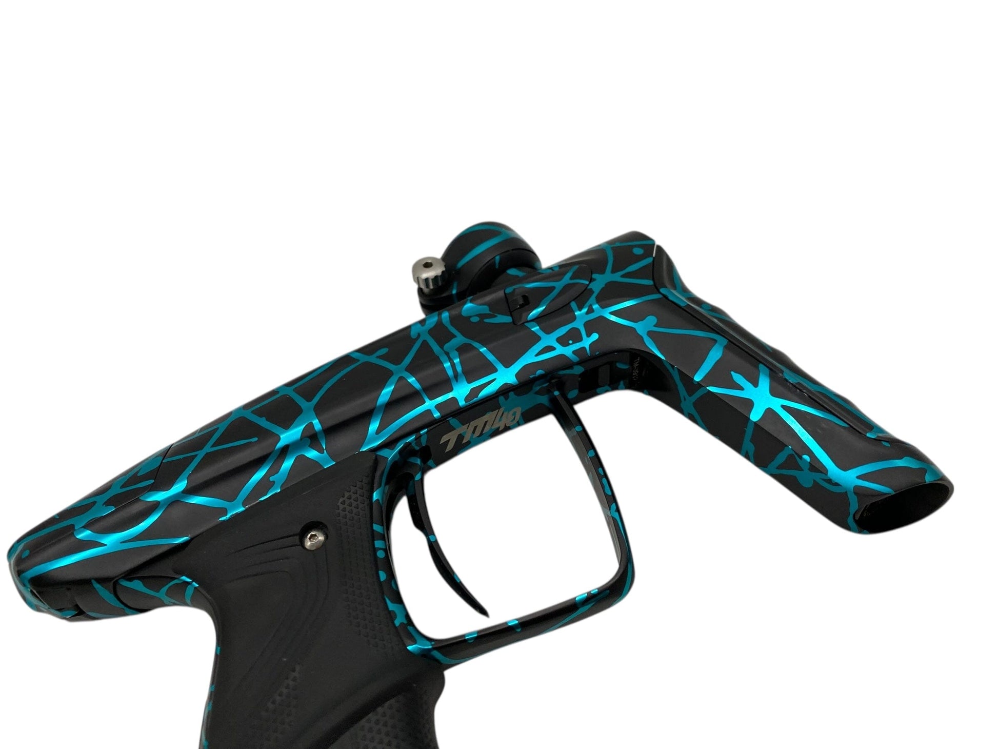 Used Dlx Luxe Tm40 Paintball Gun Black Teal Splash Paintball Gun from CPXBrosPaintball Buy/Sell/Trade Paintball Markers, New Paintball Guns, Paintball Hoppers, Paintball Masks, and Hormesis Headbands