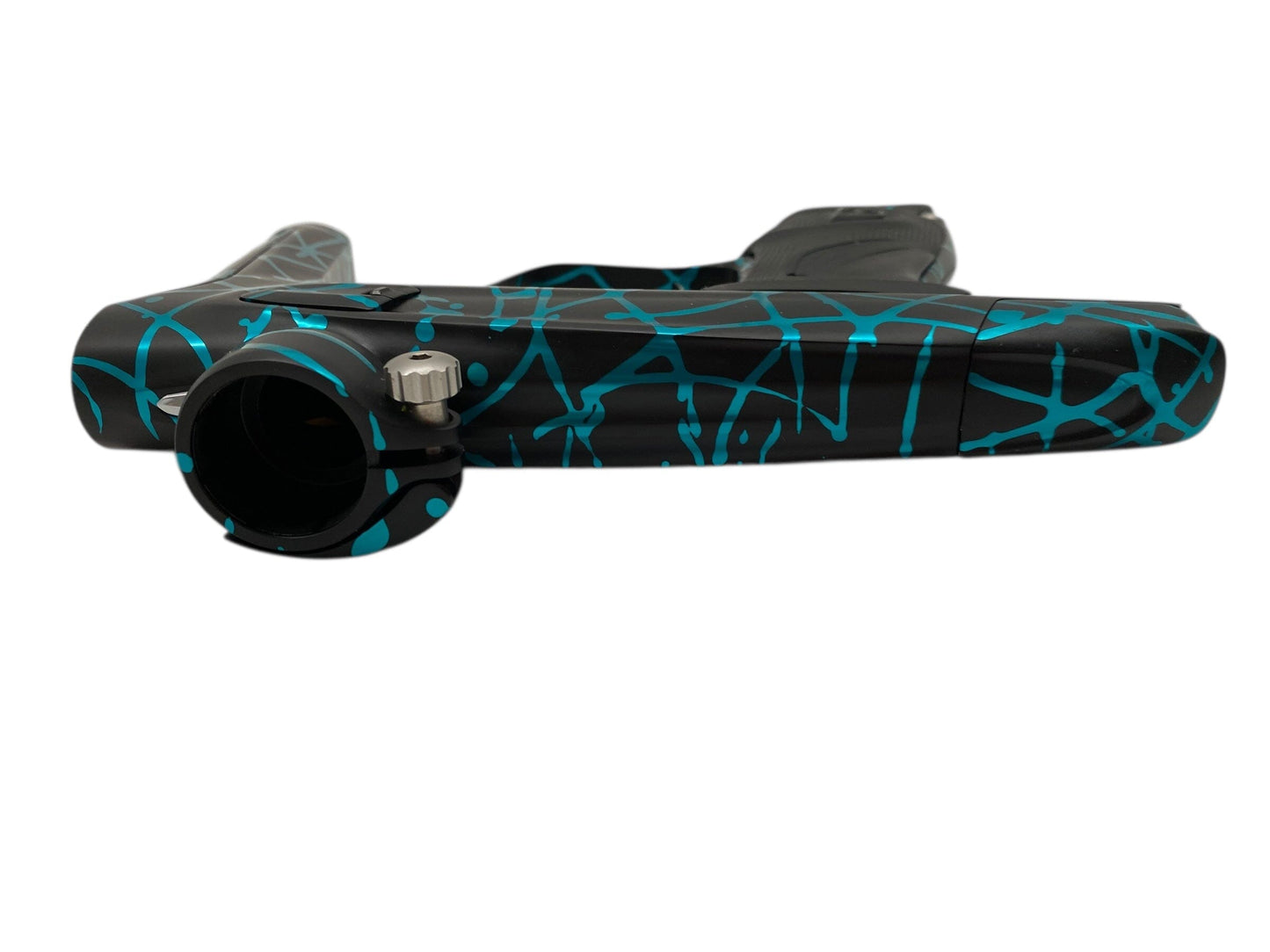 Used Dlx Luxe Tm40 Paintball Gun Black Teal Splash Paintball Gun from CPXBrosPaintball Buy/Sell/Trade Paintball Markers, New Paintball Guns, Paintball Hoppers, Paintball Masks, and Hormesis Headbands