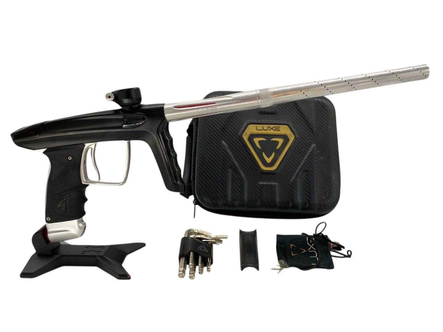 Used Dlx Luxe Tm40 Paintball Gun Black/Silver Paintball Gun from CPXBrosPaintball Buy/Sell/Trade Paintball Markers, New Paintball Guns, Paintball Hoppers, Paintball Masks, and Hormesis Headbands