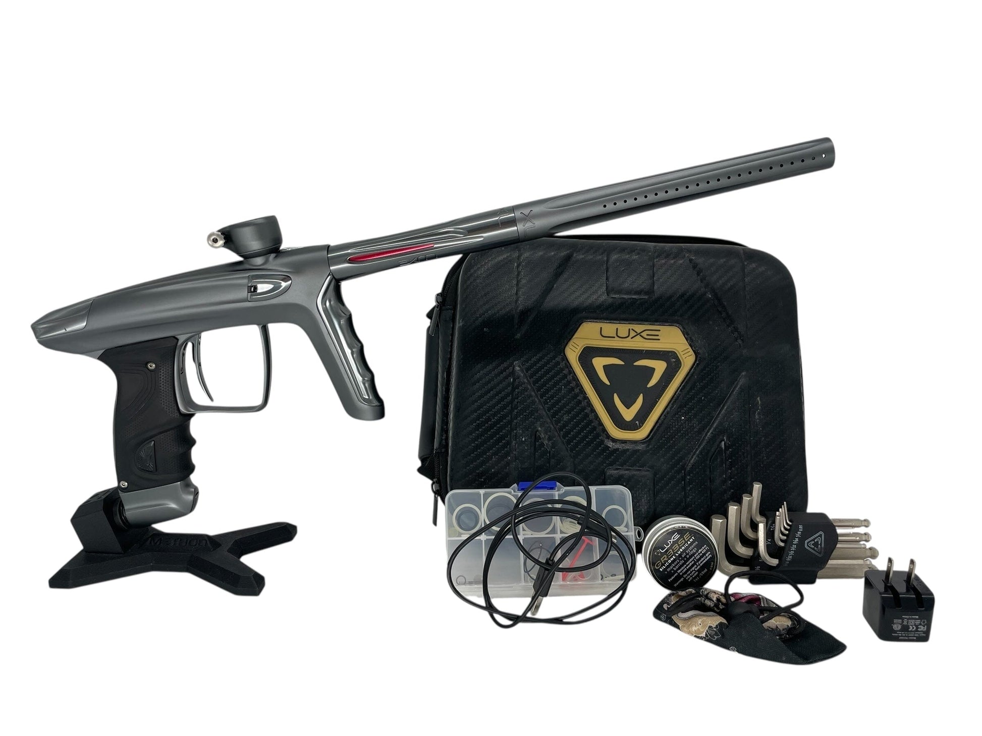 Used Dlx Luxe Tm40 Paintball Gun Grey Paintball Gun from CPXBrosPaintball Buy/Sell/Trade Paintball Markers, New Paintball Guns, Paintball Hoppers, Paintball Masks, and Hormesis Headbands