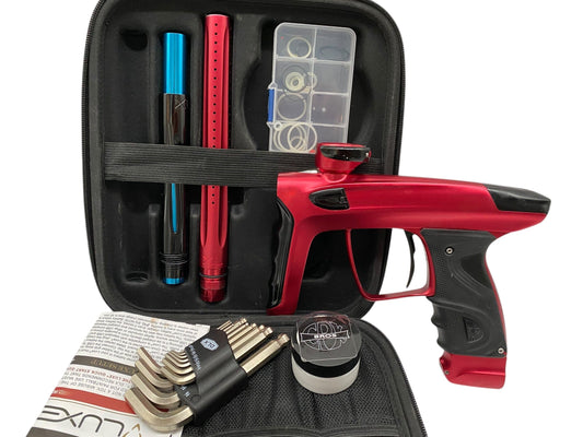 Used Dlx Luxe Tm40 Paintball Gun Red/Black Paintball Gun from CPXBrosPaintball Buy/Sell/Trade Paintball Markers, New Paintball Guns, Paintball Hoppers, Paintball Masks, and Hormesis Headbands