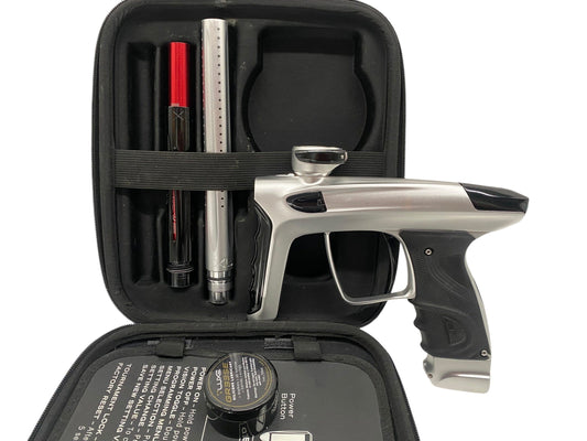 Used Dlx Luxe Tm40 Paintball Gun Silver/Black Paintball Gun from CPXBrosPaintball Buy/Sell/Trade Paintball Markers, New Paintball Guns, Paintball Hoppers, Paintball Masks, and Hormesis Headbands