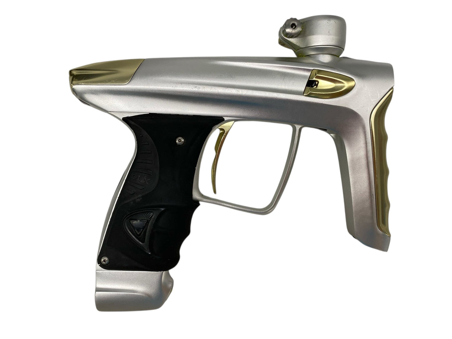 Used Dlx Luxe Tm40 Paintball Gun Silver/Gold Paintball Gun from CPXBrosPaintball Buy/Sell/Trade Paintball Markers, New Paintball Guns, Paintball Hoppers, Paintball Masks, and Hormesis Headbands