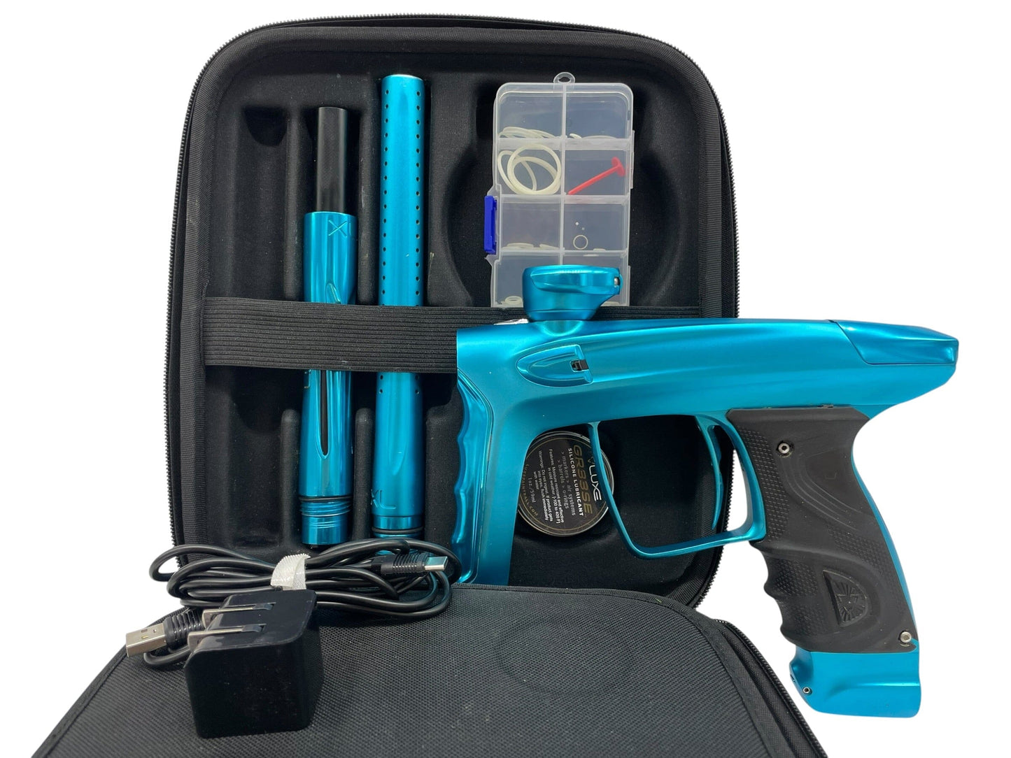 Used DLX LUXE TM40 Teal/Teal Paintball Gun Paintball Gun from CPXBrosPaintball Buy/Sell/Trade Paintball Markers, New Paintball Guns, Paintball Hoppers, Paintball Masks, and Hormesis Headbands
