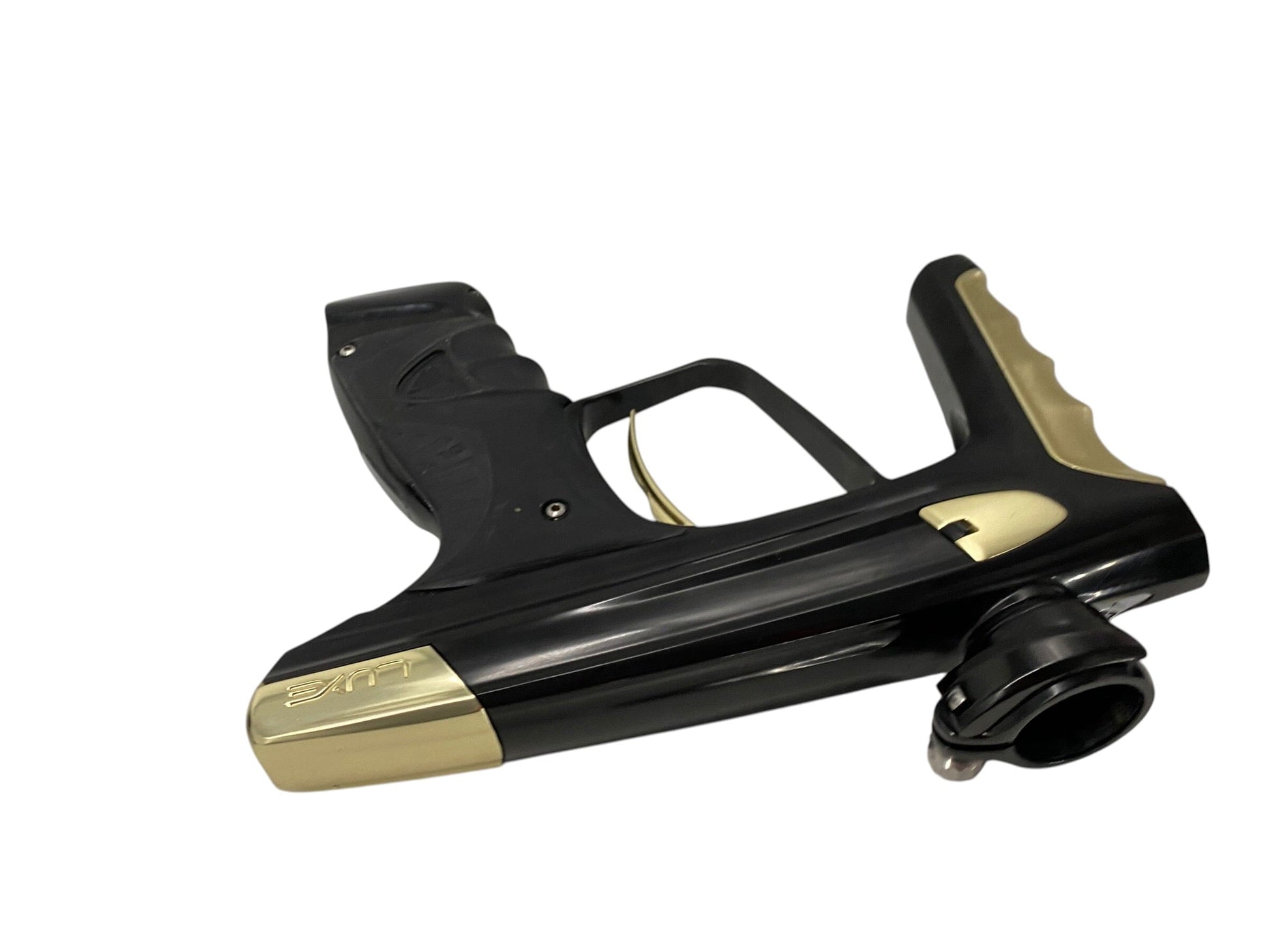 Used DLX Luxe X Black/Gold Paintball Gun Paintball Gun from CPXBrosPaintball Buy/Sell/Trade Paintball Markers, New Paintball Guns, Paintball Hoppers, Paintball Masks, and Hormesis Headbands