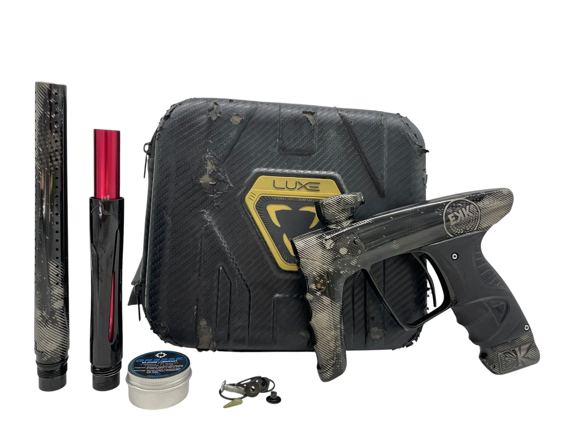 Used DLX Luxe X "EKK" Paintball Gun Paintball Gun from CPXBrosPaintball Buy/Sell/Trade Paintball Markers, New Paintball Guns, Paintball Hoppers, Paintball Masks, and Hormesis Headbands
