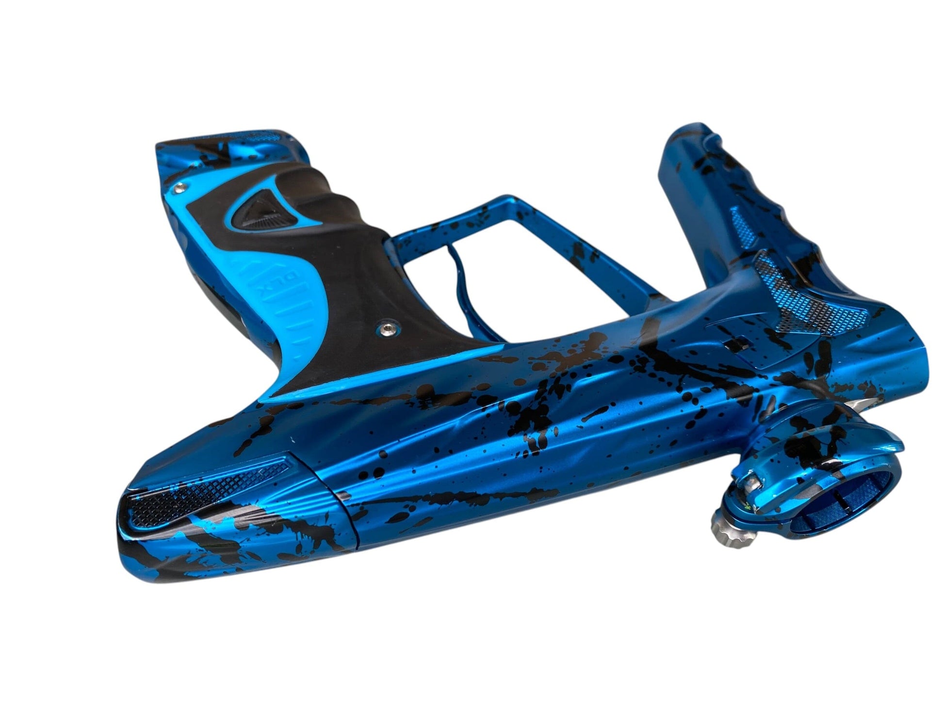 Used DLX LUXE X HK ARMY A51 BLUE SPLASH PAINTBALL GUN Paintball Gun from CPXBrosPaintball Buy/Sell/Trade Paintball Markers, New Paintball Guns, Paintball Hoppers, Paintball Masks, and Hormesis Headbands