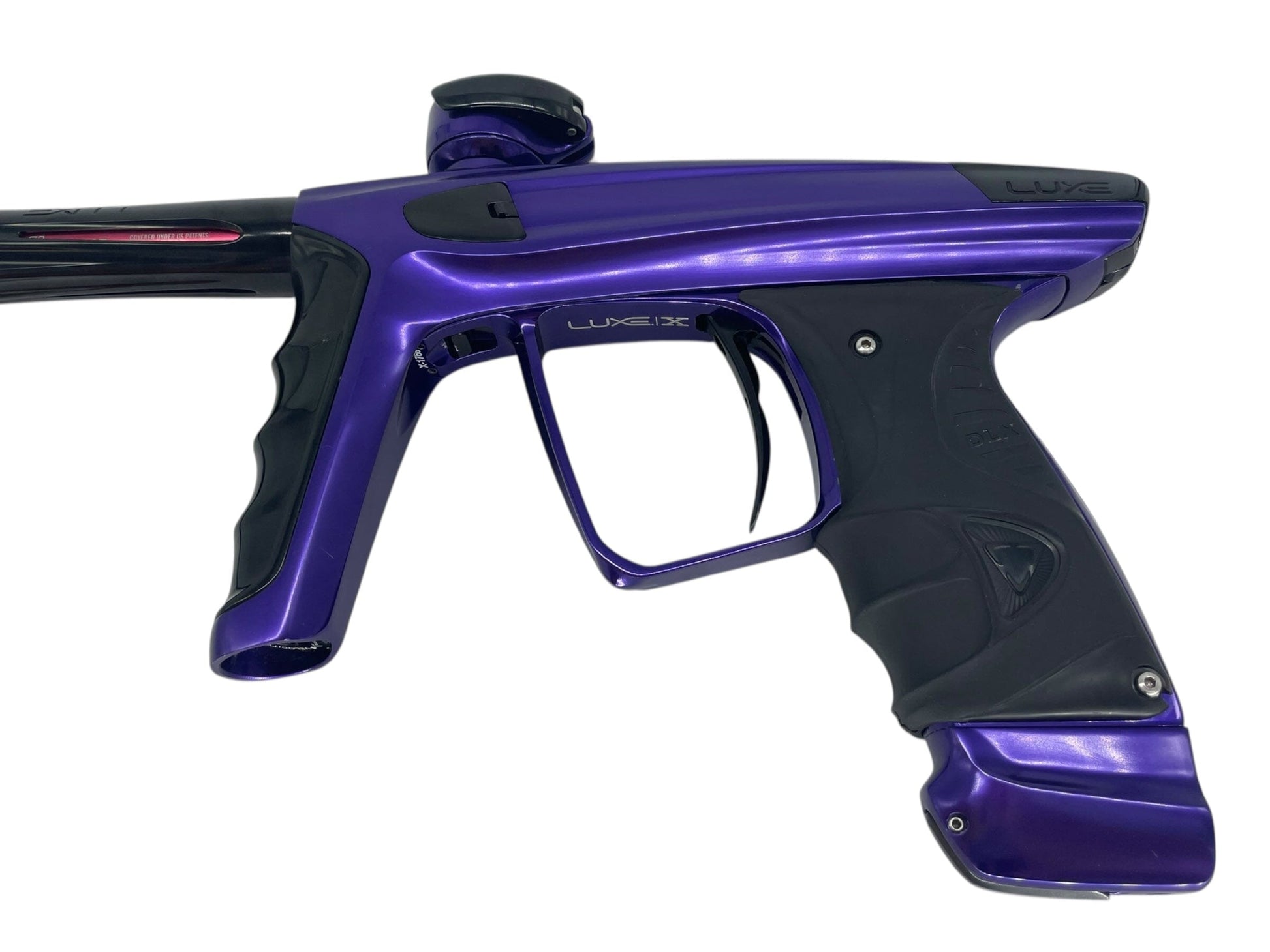Used Dlx Luxe X Paintball Gun Purple/Black Paintball Gun from CPXBrosPaintball Buy/Sell/Trade Paintball Markers, New Paintball Guns, Paintball Hoppers, Paintball Masks, and Hormesis Headbands