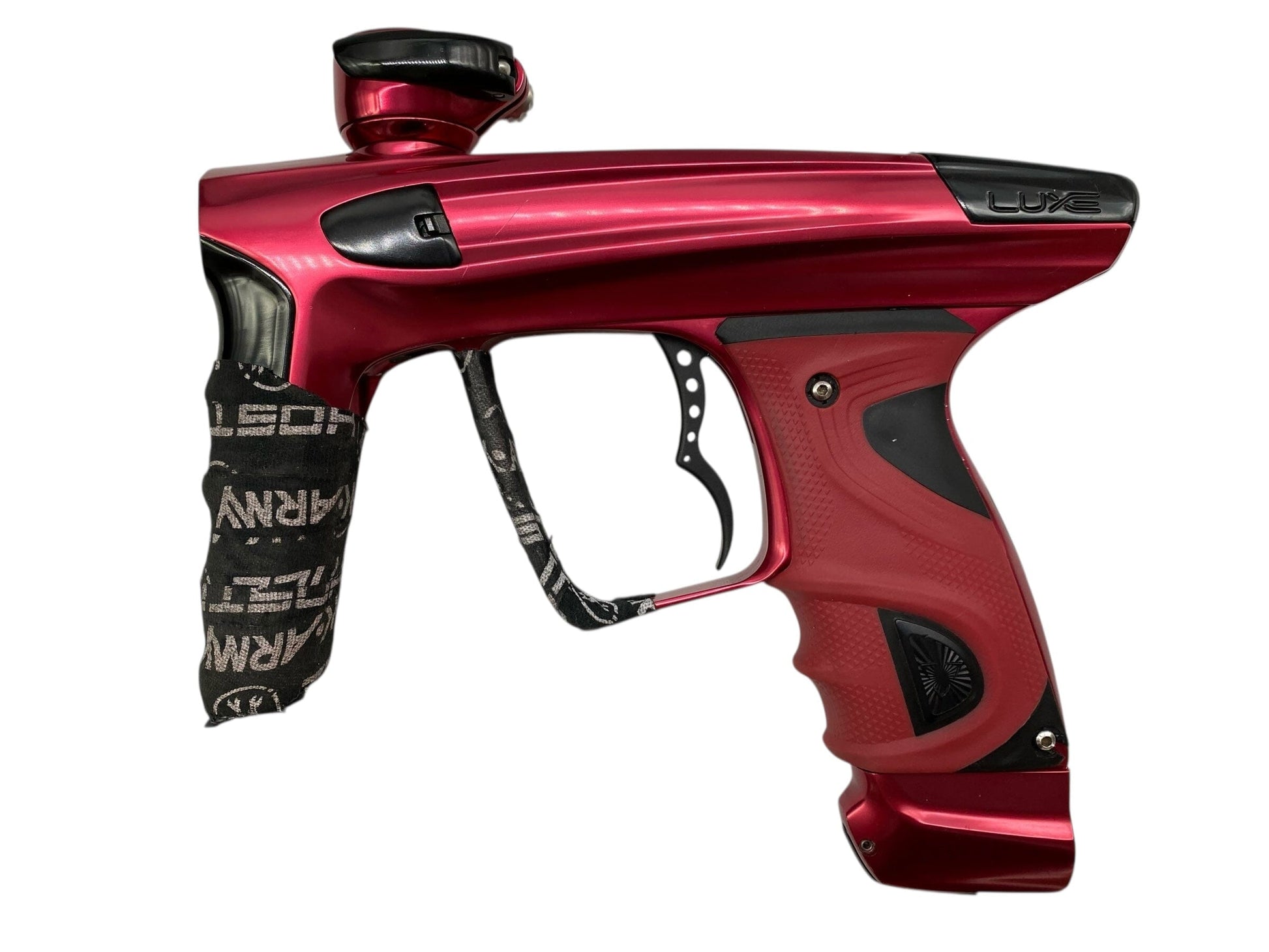 Used Dlx Luxe X Paintball Gun Red/Black Paintball Gun from CPXBrosPaintball Buy/Sell/Trade Paintball Markers, New Paintball Guns, Paintball Hoppers, Paintball Masks, and Hormesis Headbands