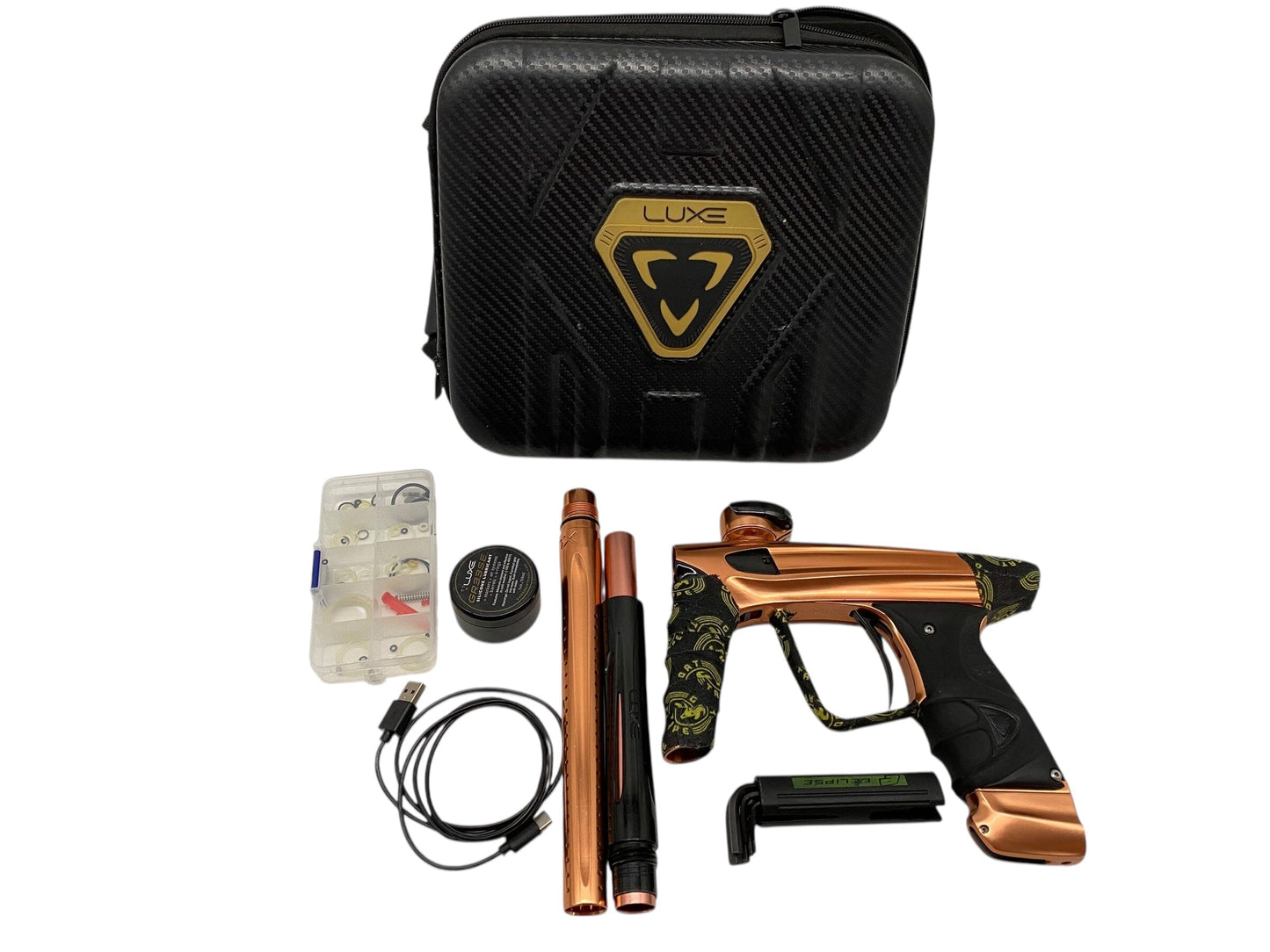 Used Dlx Luxe X Paintball Gun Upgraded Paintball Gun from CPXBrosPaintball Buy/Sell/Trade Paintball Markers, New Paintball Guns, Paintball Hoppers, Paintball Masks, and Hormesis Headbands