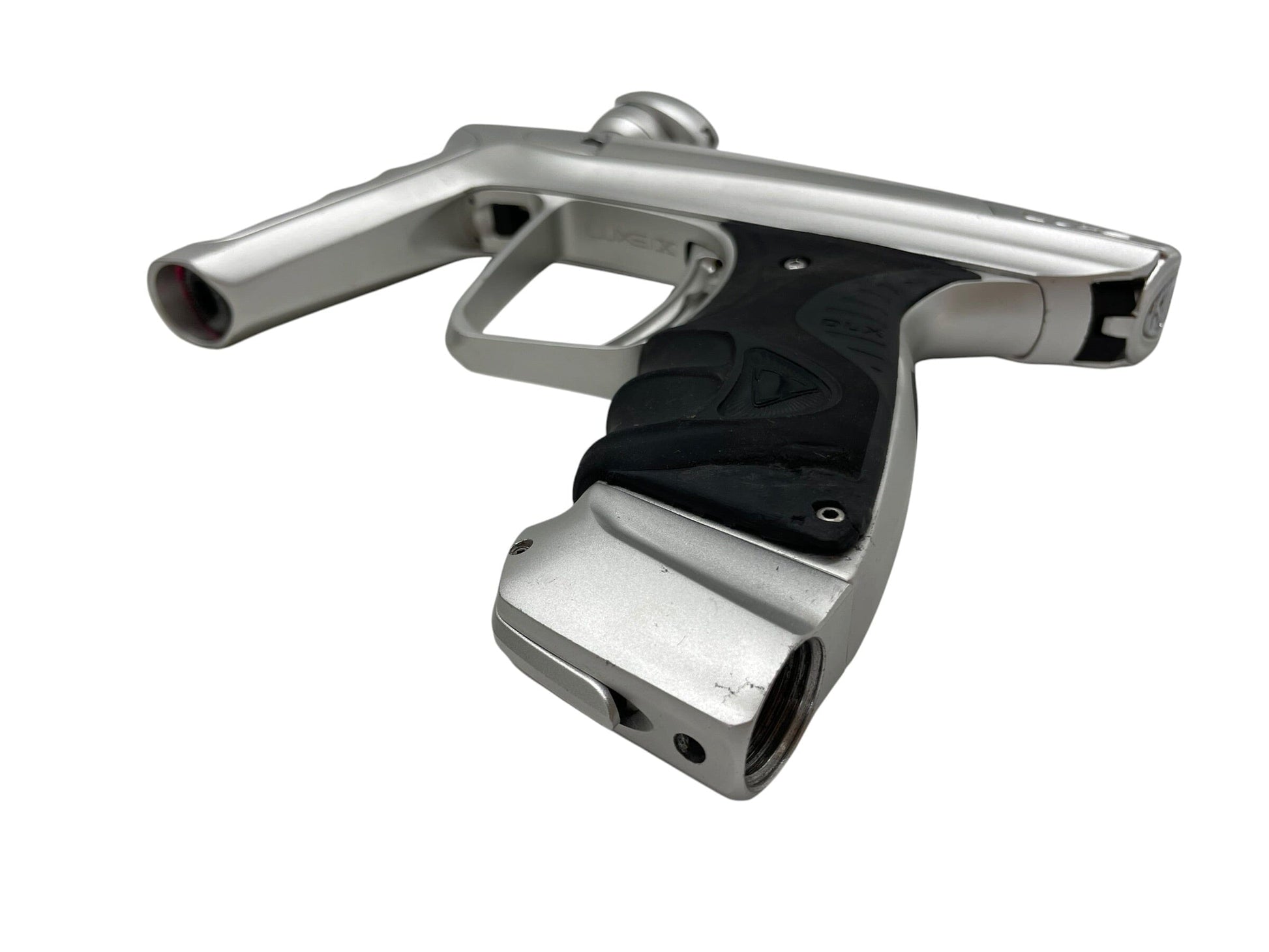 Used DLX Luxe X Silver/Silver Paintball Gun Paintball Gun from CPXBrosPaintball Buy/Sell/Trade Paintball Markers, New Paintball Guns, Paintball Hoppers, Paintball Masks, and Hormesis Headbands