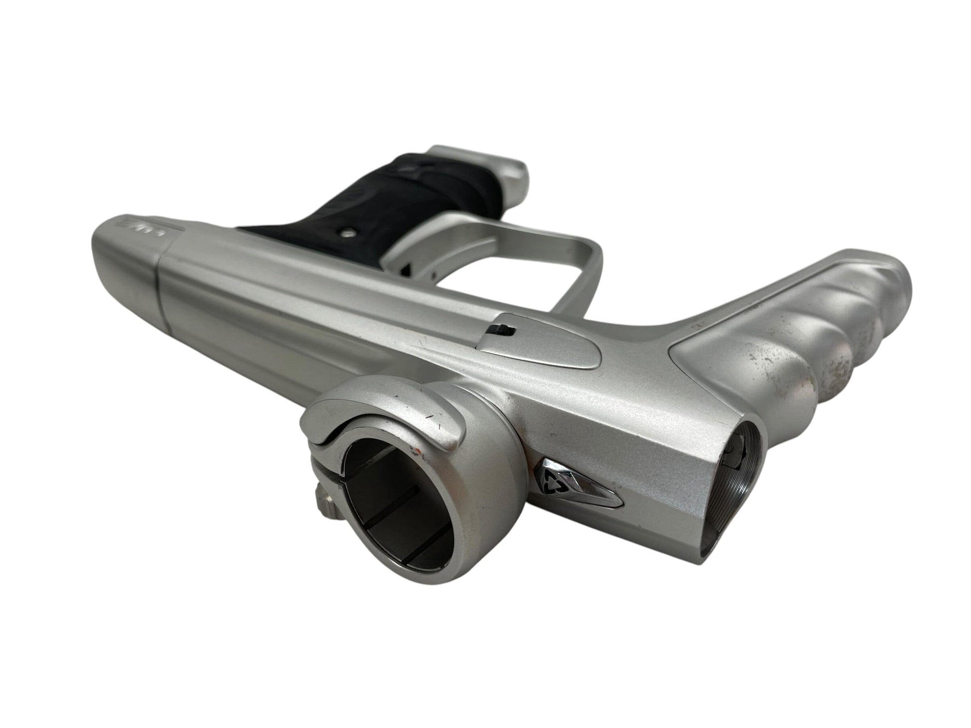 Used DLX Luxe X Silver/Silver Paintball Gun Paintball Gun from CPXBrosPaintball Buy/Sell/Trade Paintball Markers, New Paintball Guns, Paintball Hoppers, Paintball Masks, and Hormesis Headbands