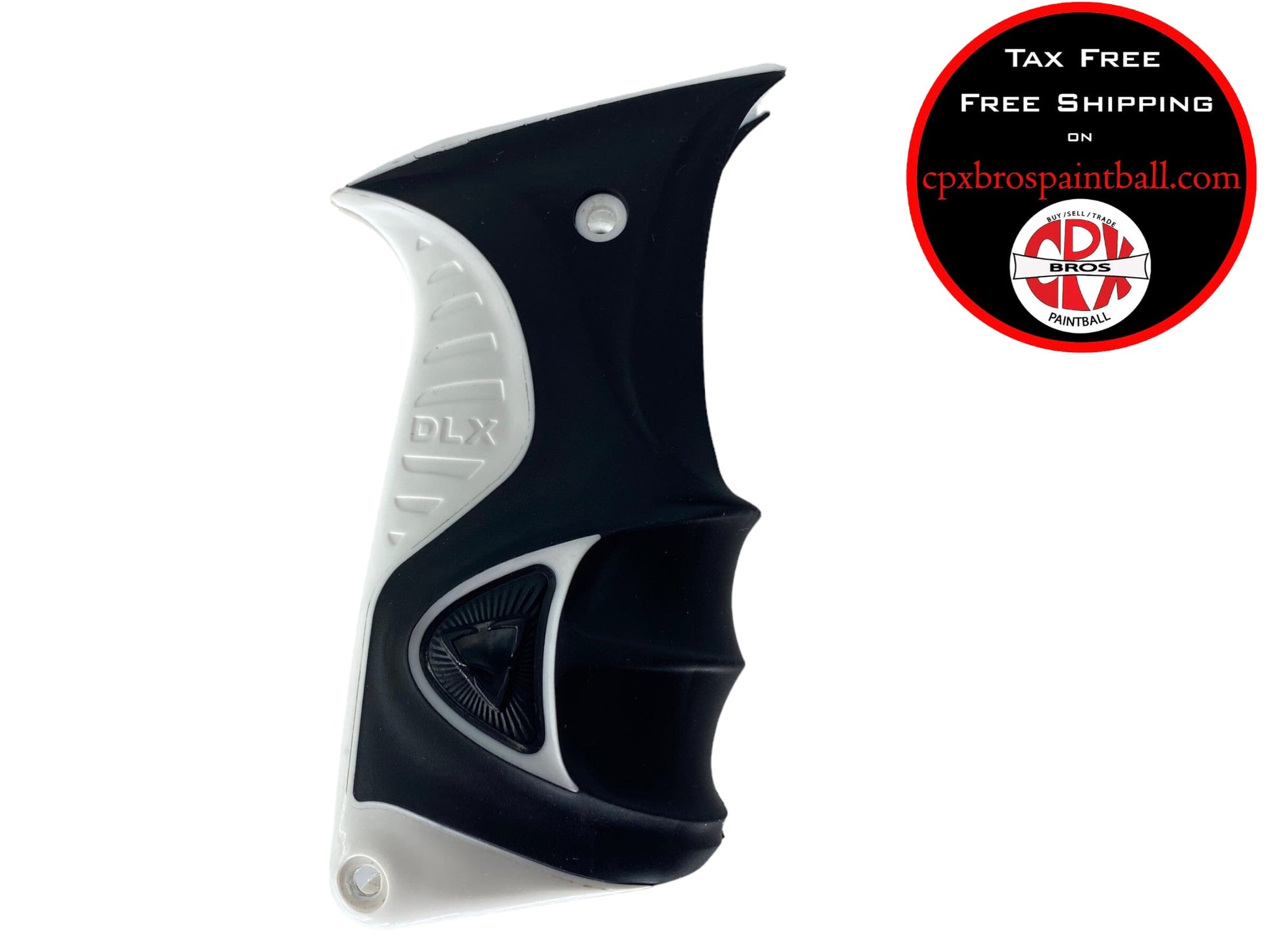 Used DLX Luxe X White Grips Paintball Gun from CPXBrosPaintball Buy/Sell/Trade Paintball Markers, Paintball Hoppers, Paintball Masks, and Hormesis Headbands