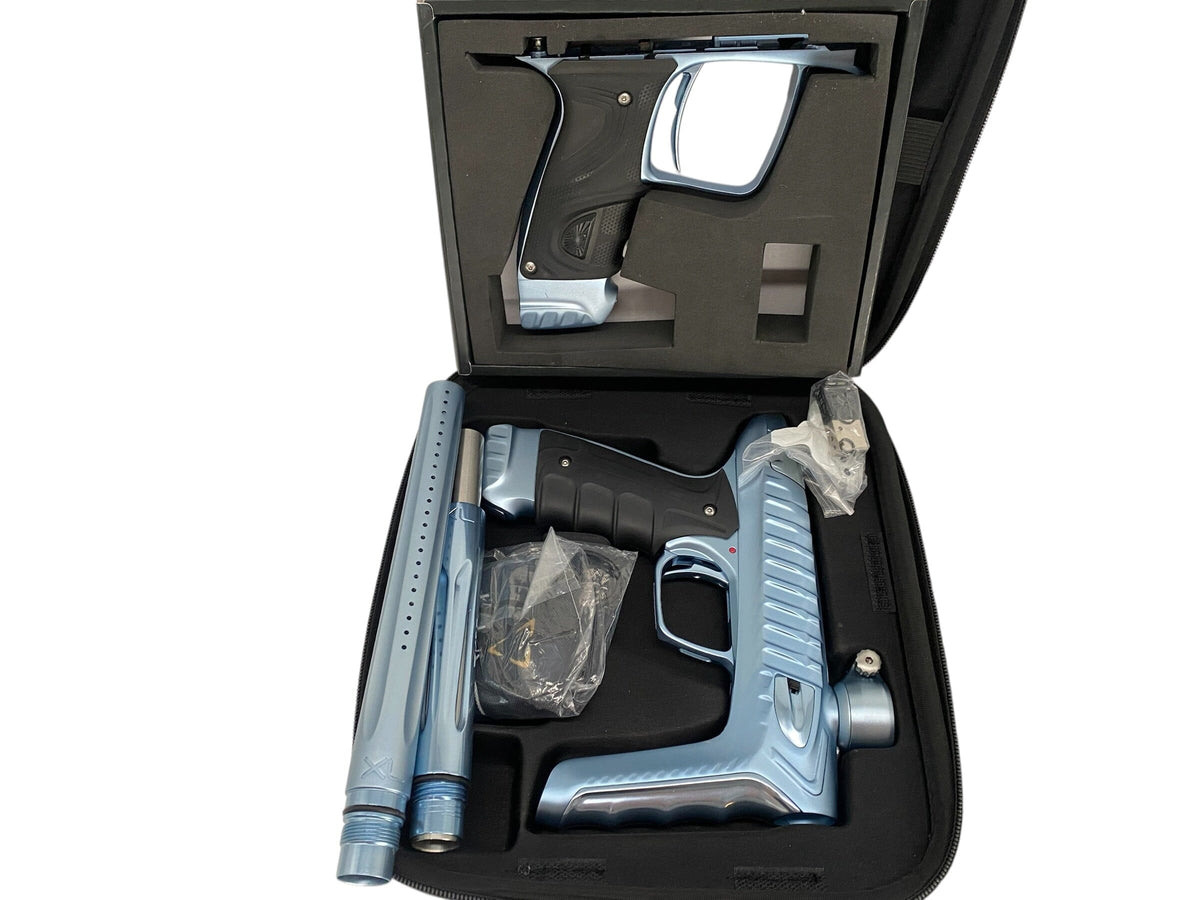 Used Dlx Project Tm40 Paintball Gun with Mech Baby Blue Paintball Gun from CPXBrosPaintball Buy/Sell/Trade Paintball Markers, New Paintball Guns, Paintball Hoppers, Paintball Masks, and Hormesis Headbands