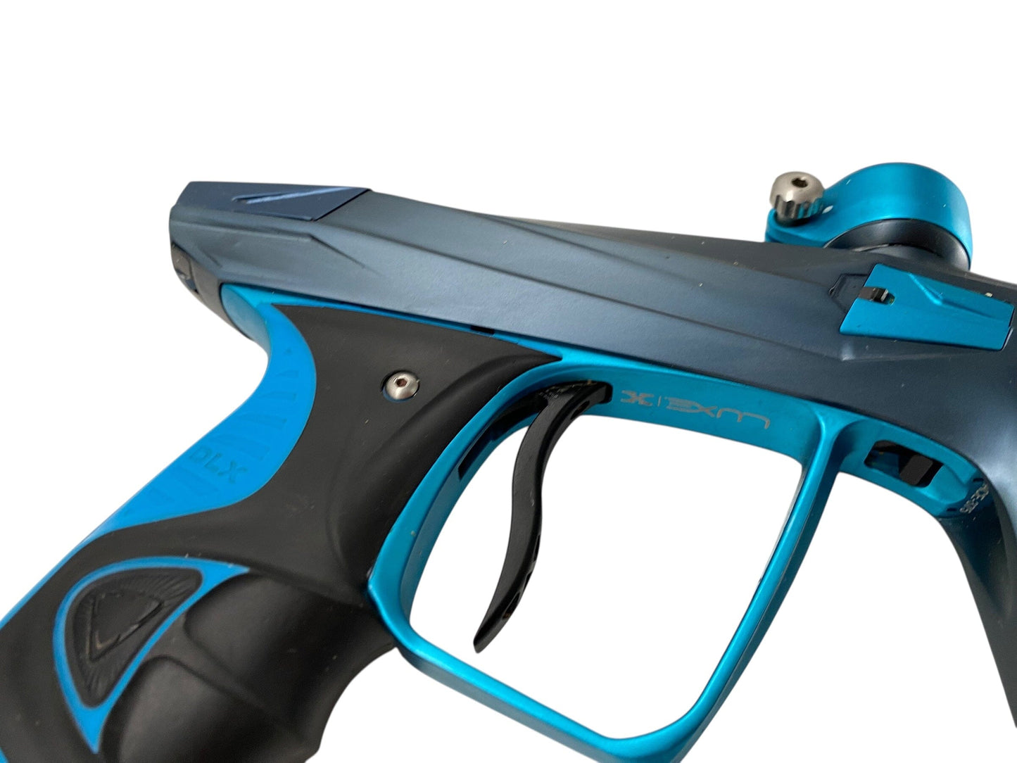 Used DLX Virtue Luxe Ace Paintball Gun Blue Paintball Gun from CPXBrosPaintball Buy/Sell/Trade Paintball Markers, New Paintball Guns, Paintball Hoppers, Paintball Masks, and Hormesis Headbands