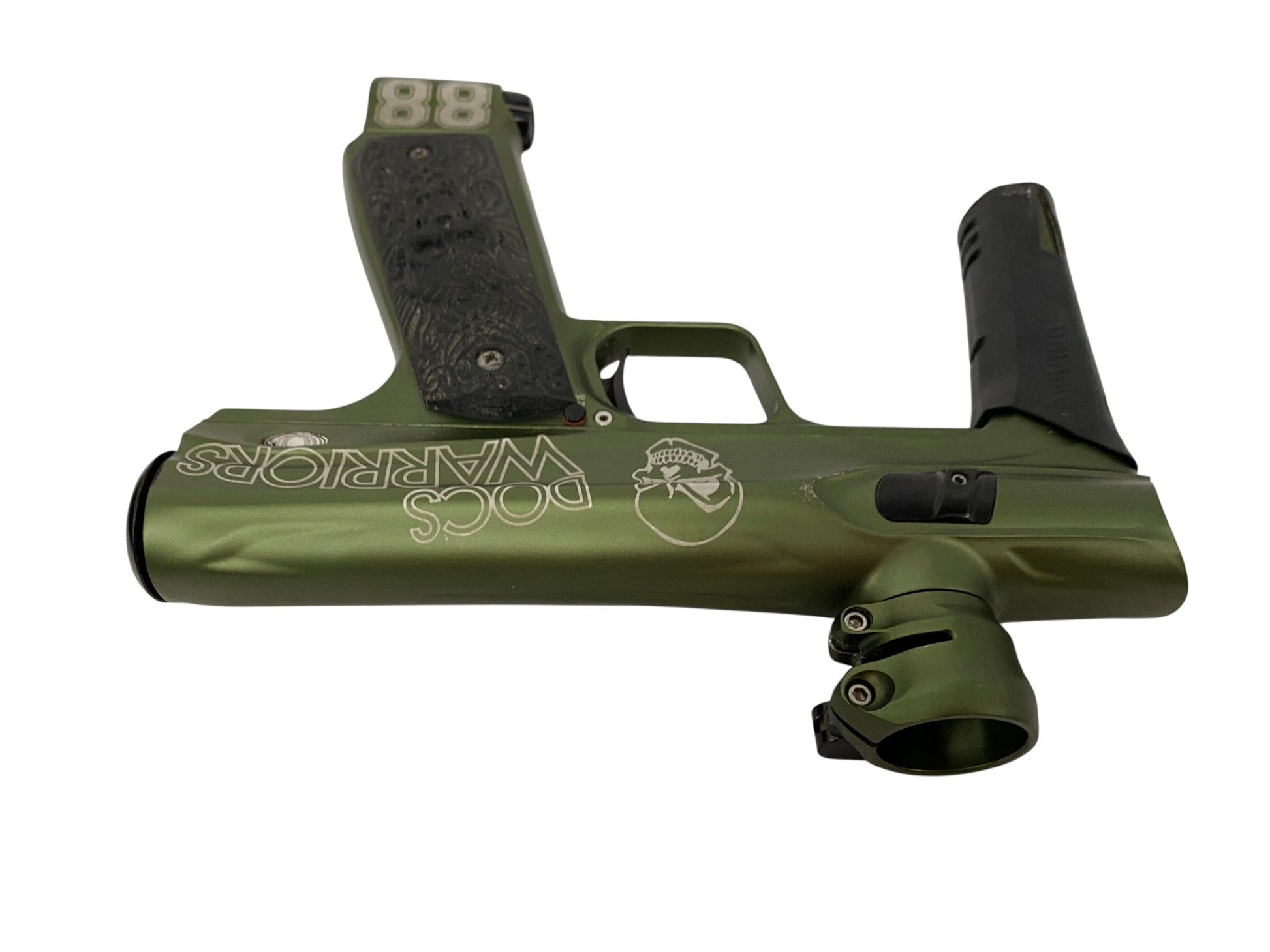 Used Doc’s Warriors Shocker CVO Mech Paintball Gun Paintball Gun from CPXBrosPaintball Buy/Sell/Trade Paintball Markers, New Paintball Guns, Paintball Hoppers, Paintball Masks, and Hormesis Headbands