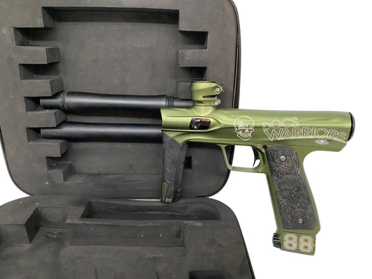 Used Doc’s Warriors Shocker CVO Mech Paintball Gun Paintball Gun from CPXBrosPaintball Buy/Sell/Trade Paintball Markers, New Paintball Guns, Paintball Hoppers, Paintball Masks, and Hormesis Headbands