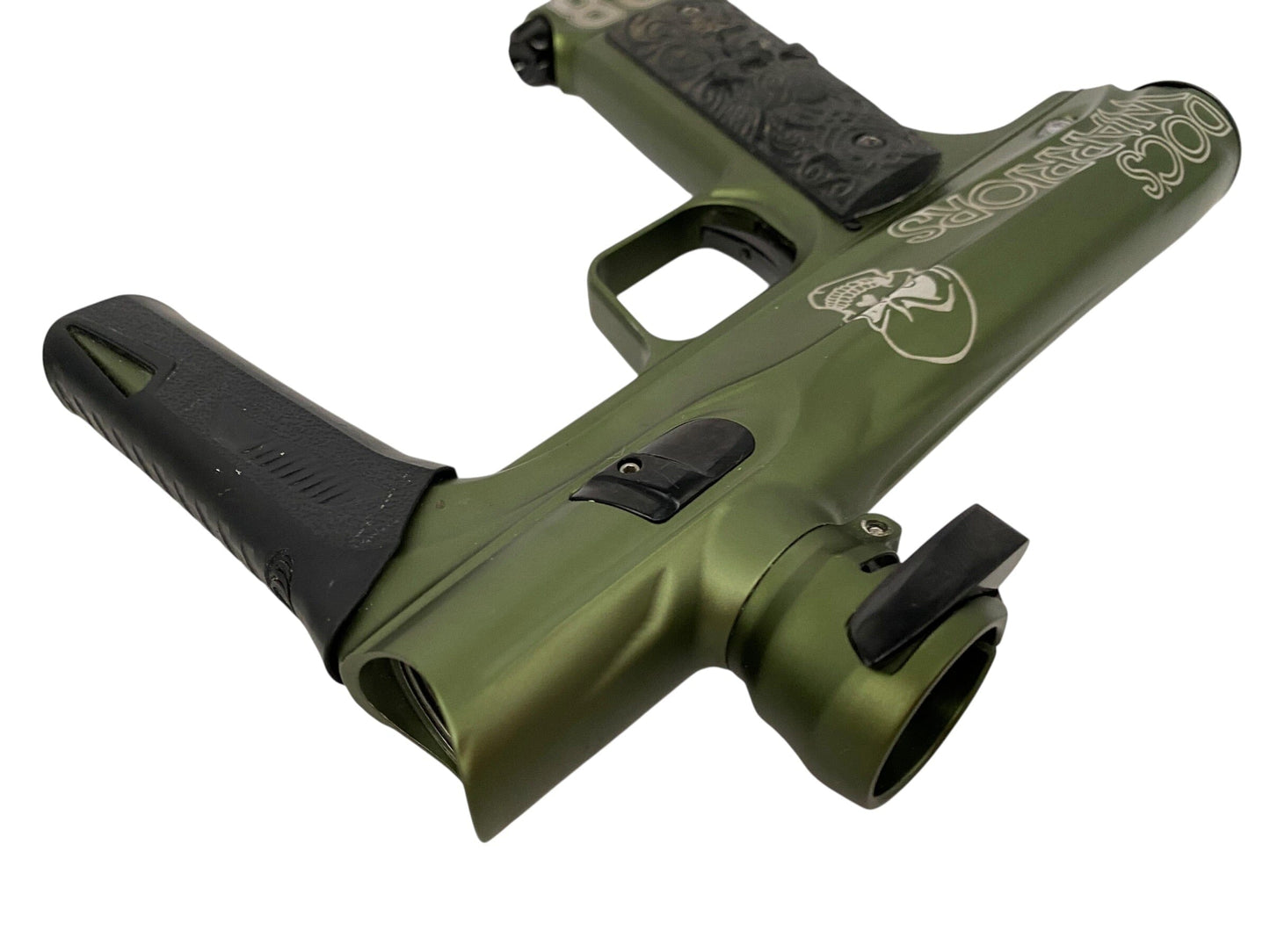 Used Doc’s Warriors Shocker CVO Mech Paintball Gun Paintball Gun from CPXBrosPaintball Buy/Sell/Trade Paintball Markers, New Paintball Guns, Paintball Hoppers, Paintball Masks, and Hormesis Headbands