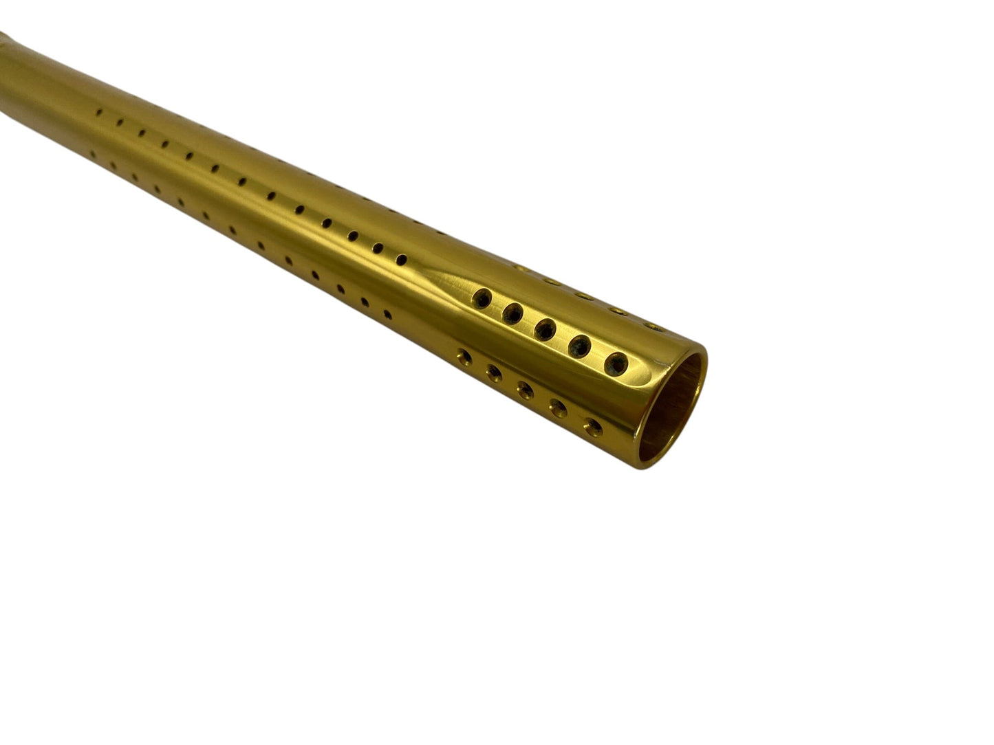 Used DYE BOOMSTICK UL-I BARREL TIP – 16" : Gloss Gold Paintball Gun from CPXBrosPaintball Buy/Sell/Trade Paintball Markers, New Paintball Guns, Paintball Hoppers, Paintball Masks, and Hormesis Headbands