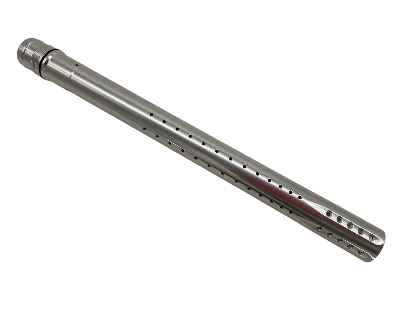 Used DYE BOOMSTICK UL-I BARREL TIP – 16" : Gloss Silver Paintball Gun from CPXBrosPaintball Buy/Sell/Trade Paintball Markers, New Paintball Guns, Paintball Hoppers, Paintball Masks, and Hormesis Headbands