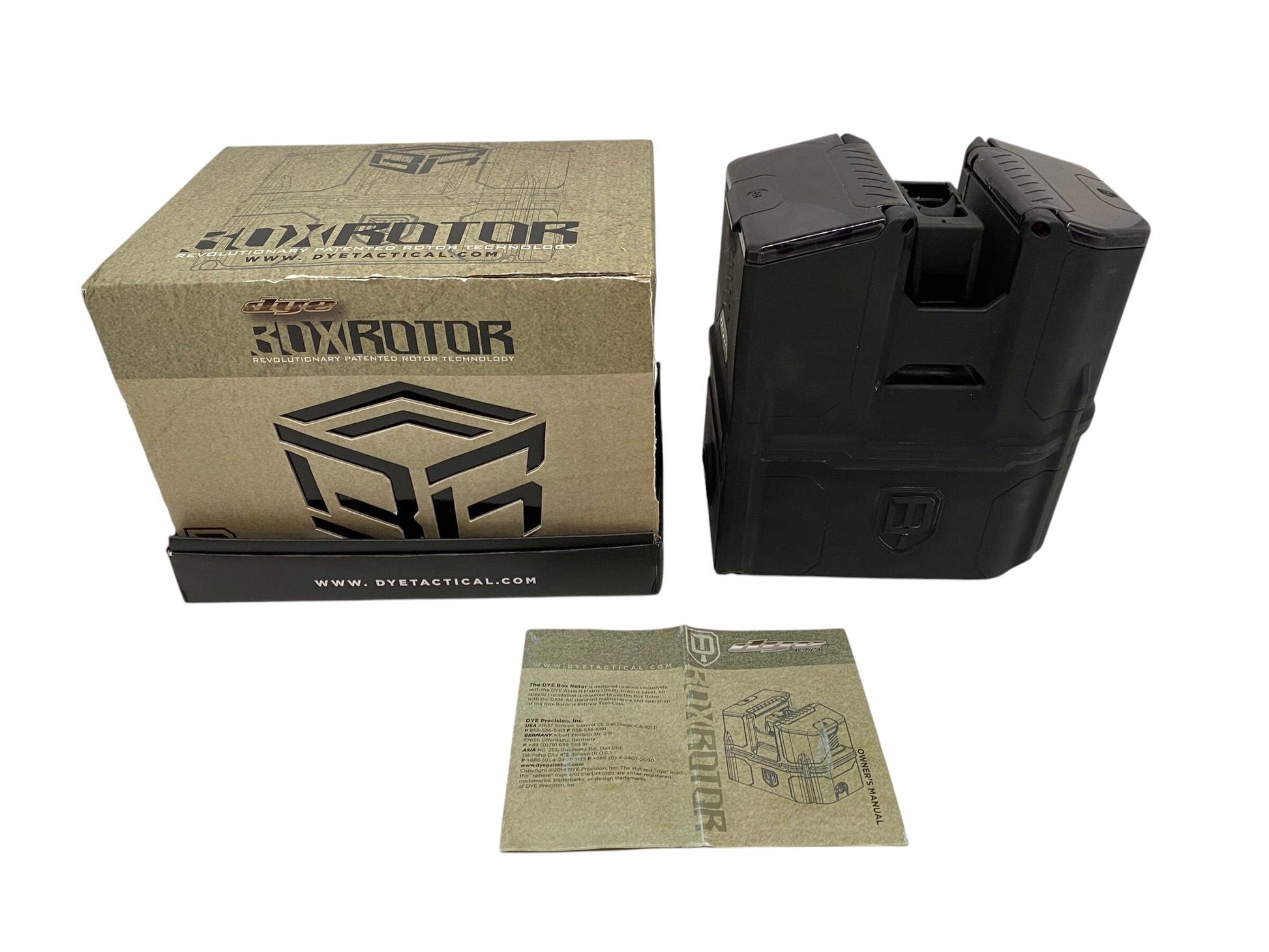 Used DYE DAM BOX ROTOR Paintball Gun from CPXBrosPaintball Buy/Sell/Trade Paintball Markers, New Paintball Guns, Paintball Hoppers, Paintball Masks, and Hormesis Headbands