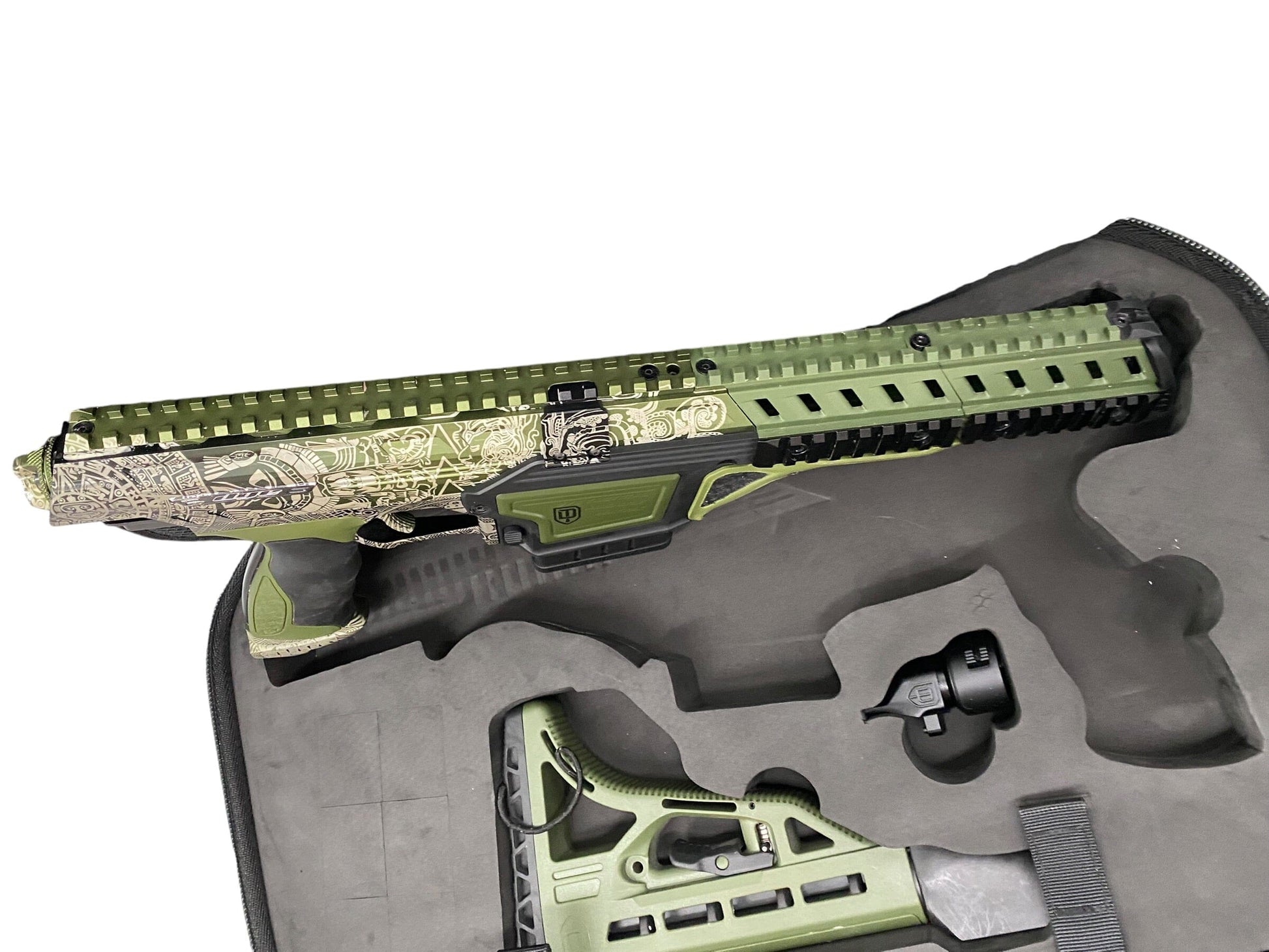 Used Dye DAM Olive/Black Paintball Gun Paintball Gun from CPXBrosPaintball Buy/Sell/Trade Paintball Markers, New Paintball Guns, Paintball Hoppers, Paintball Masks, and Hormesis Headbands