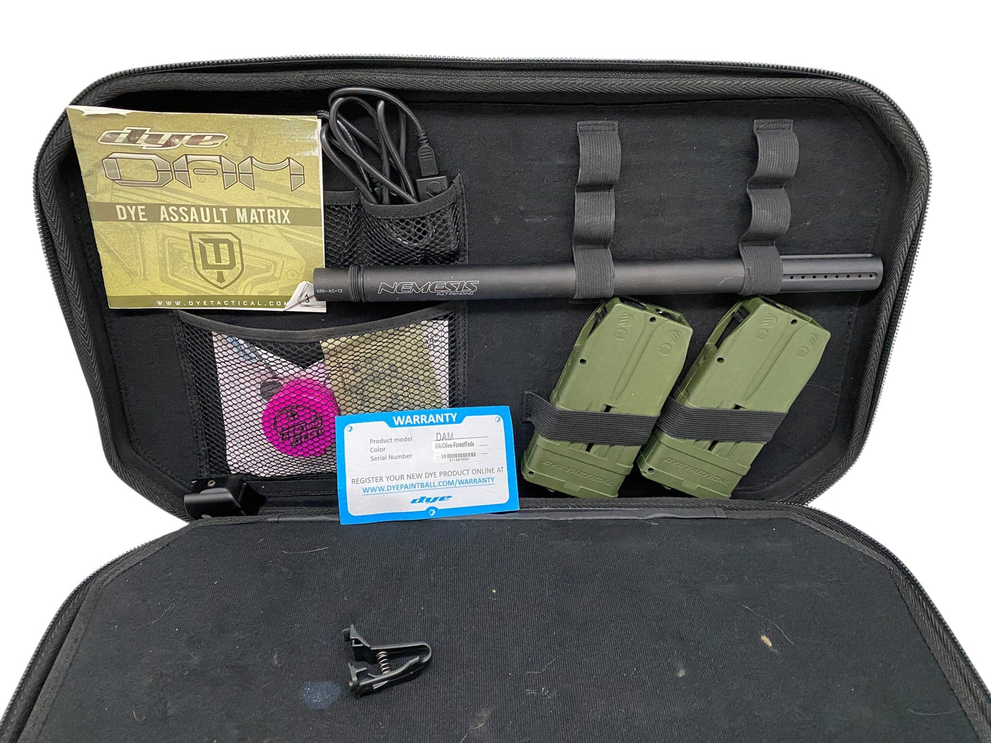 Used Dye DAM Olive/Black Paintball Gun Paintball Gun from CPXBrosPaintball Buy/Sell/Trade Paintball Markers, New Paintball Guns, Paintball Hoppers, Paintball Masks, and Hormesis Headbands