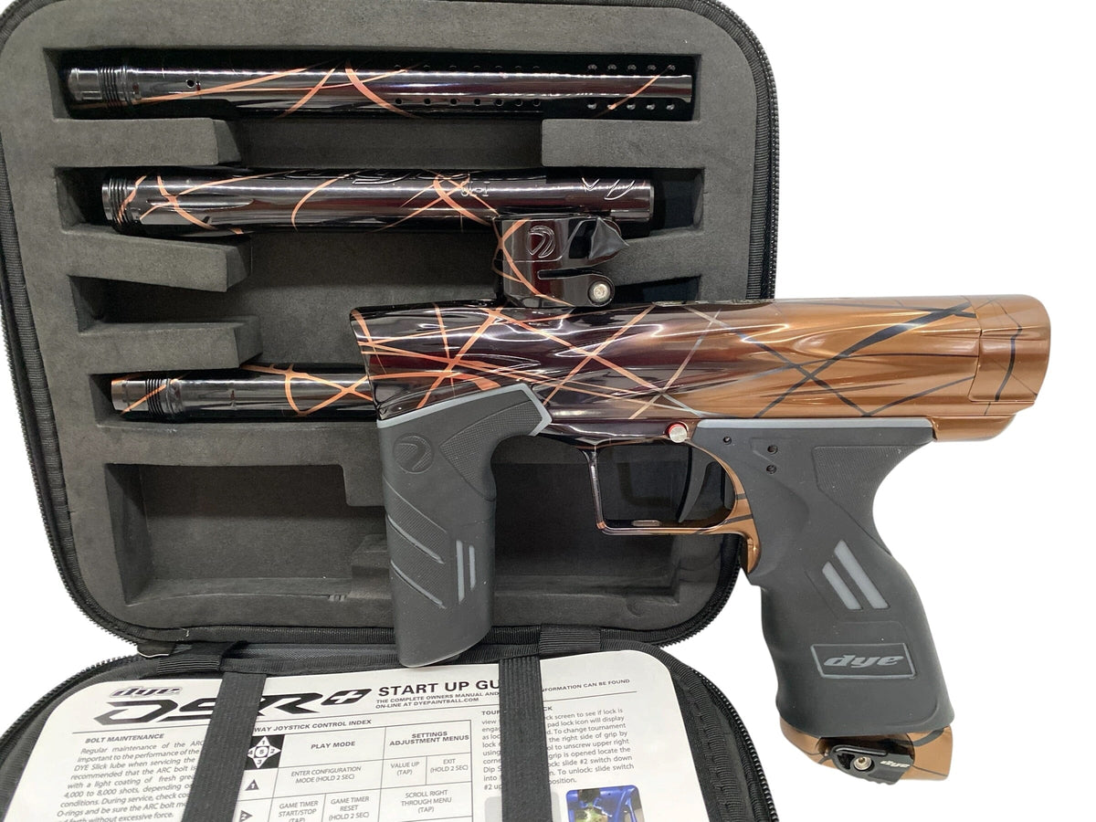 Used Dye Dark Edition DSR+ Brown To Black Splash Paintball Gun Paintball Gun from CPXBrosPaintball Buy/Sell/Trade Paintball Markers, New Paintball Guns, Paintball Hoppers, Paintball Masks, and Hormesis Headbands