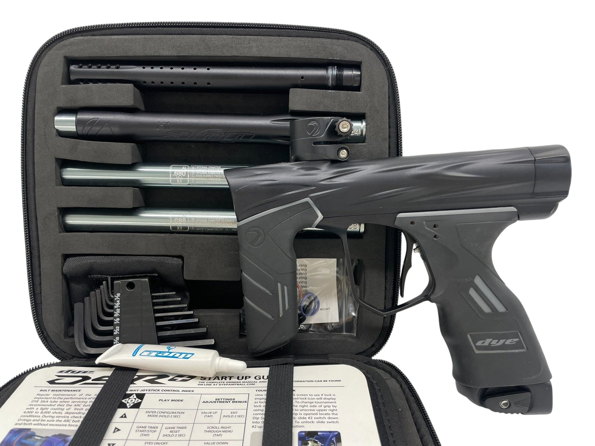 Used Dye Dark Edition DSR+ Midnight Paintball Gun Paintball Gun from CPXBrosPaintball Buy/Sell/Trade Paintball Markers, New Paintball Guns, Paintball Hoppers, Paintball Masks, and Hormesis Headbands