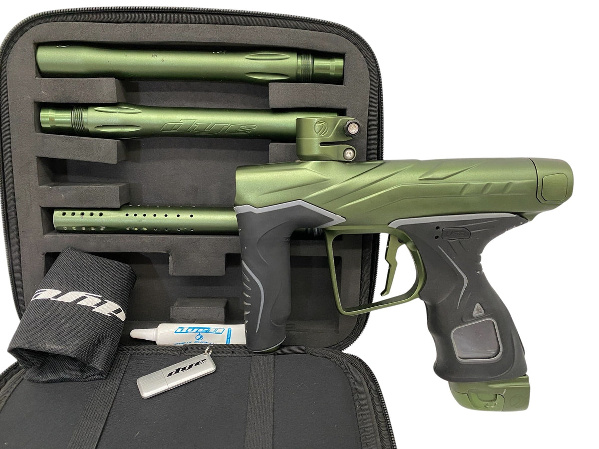 Used Dye DLS Green/Green Paintball Gun Paintball Gun from CPXBrosPaintball Buy/Sell/Trade Paintball Markers, New Paintball Guns, Paintball Hoppers, Paintball Masks, and Hormesis Headbands
