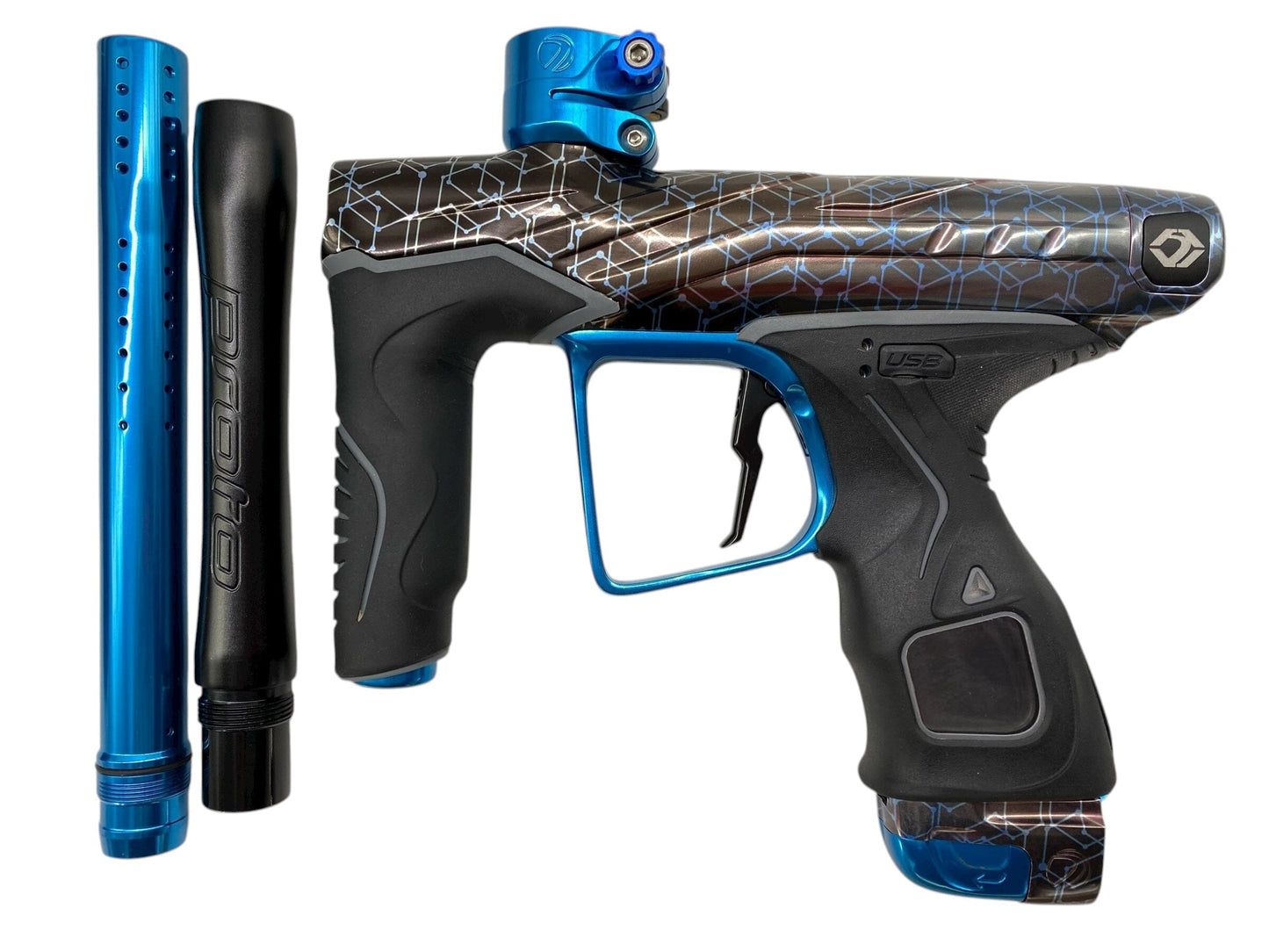 Used Dye DLS Paintball Gun Grid 6 Paintball Gun from CPXBrosPaintball Buy/Sell/Trade Paintball Markers, New Paintball Guns, Paintball Hoppers, Paintball Masks, and Hormesis Headbands