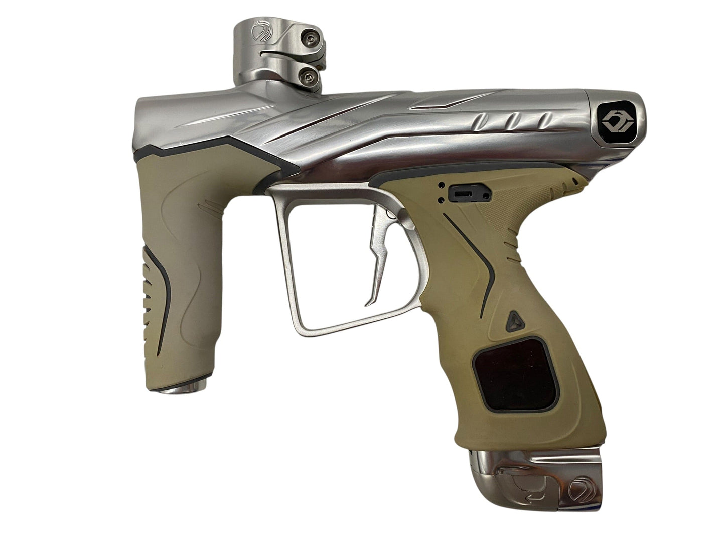 Used Dye DLS Paintball Gun Silver Paintball Gun from CPXBrosPaintball Buy/Sell/Trade Paintball Markers, New Paintball Guns, Paintball Hoppers, Paintball Masks, and Hormesis Headbands